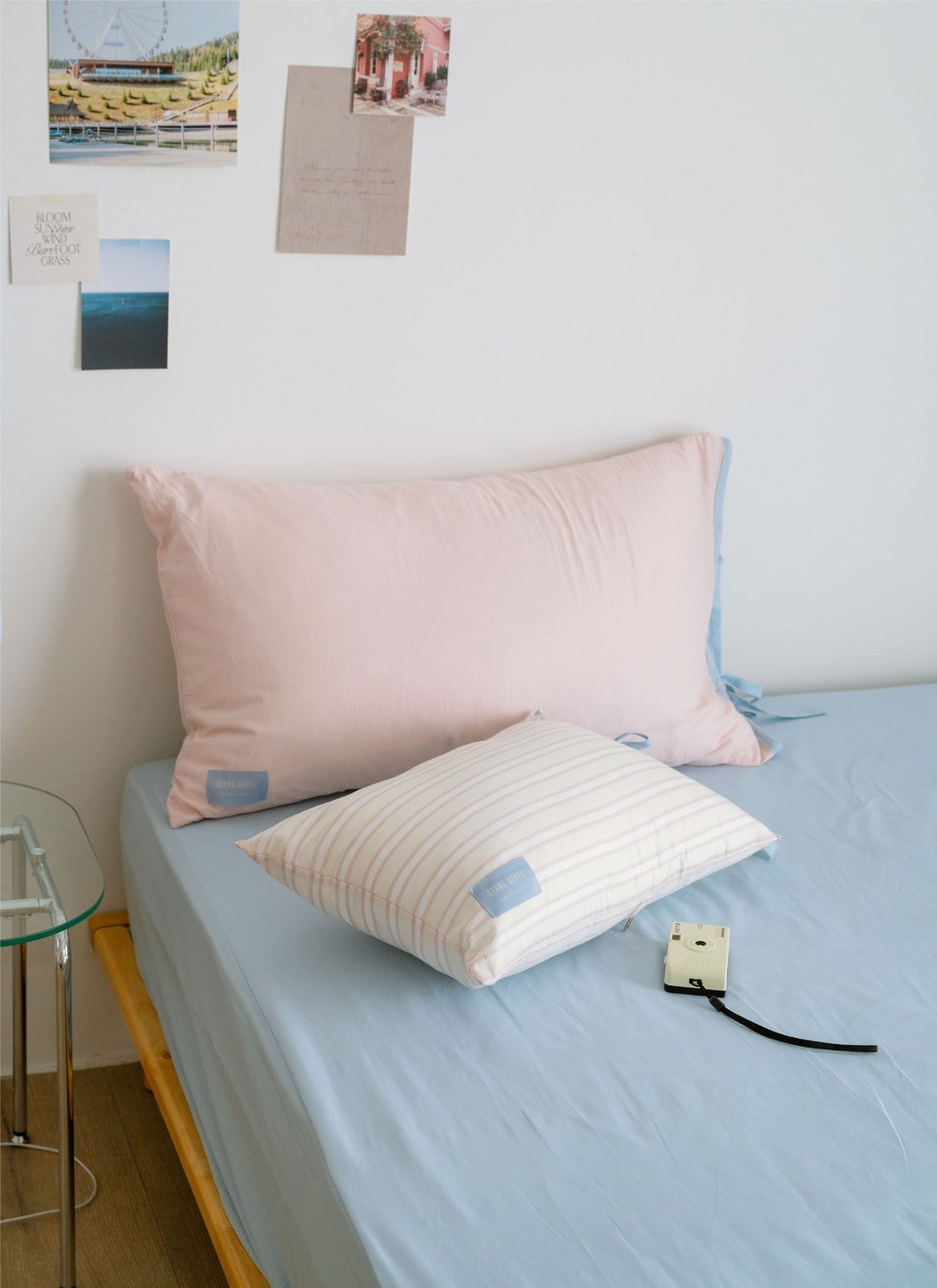 海鹽芝士 - 華爾紗 ( 純棉 ) 床包組（床包＋枕套2入）