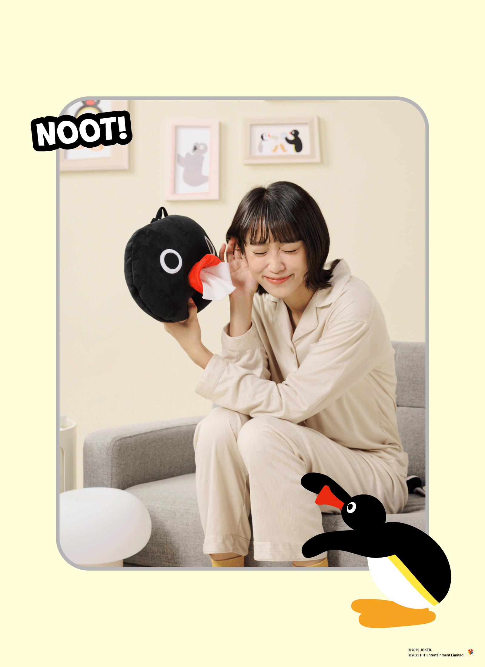 Pingu™ 可掛式造型面紙套 / 企鵝家族聯名