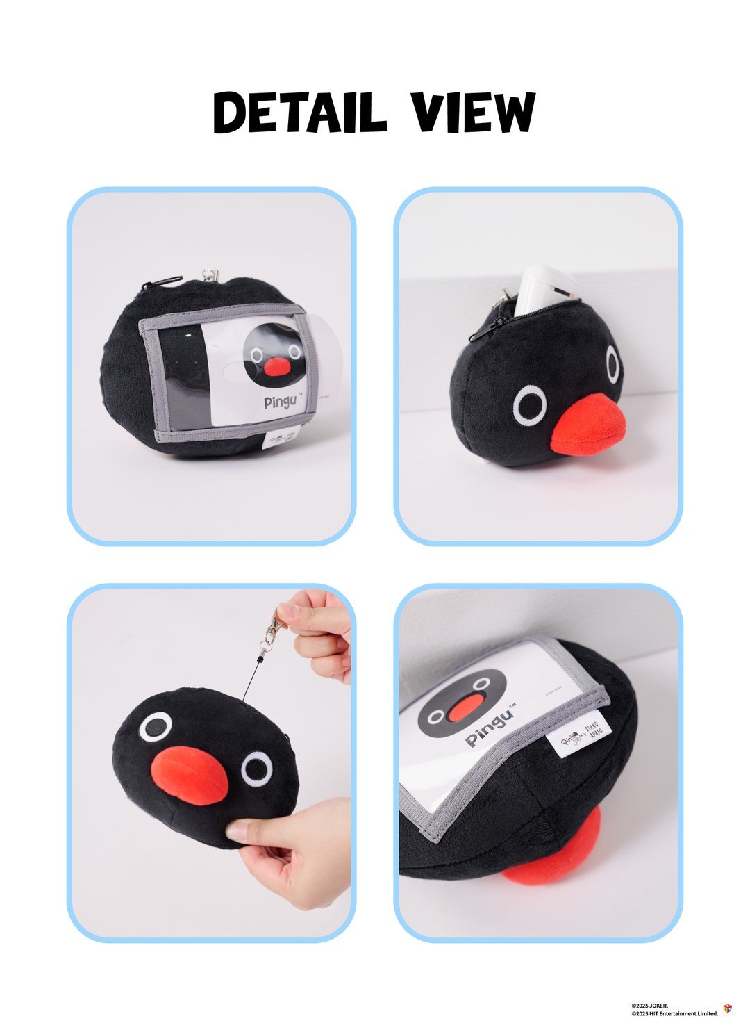 Pingu™ 伸縮票卡造型零錢包 / 企鵝家族聯名