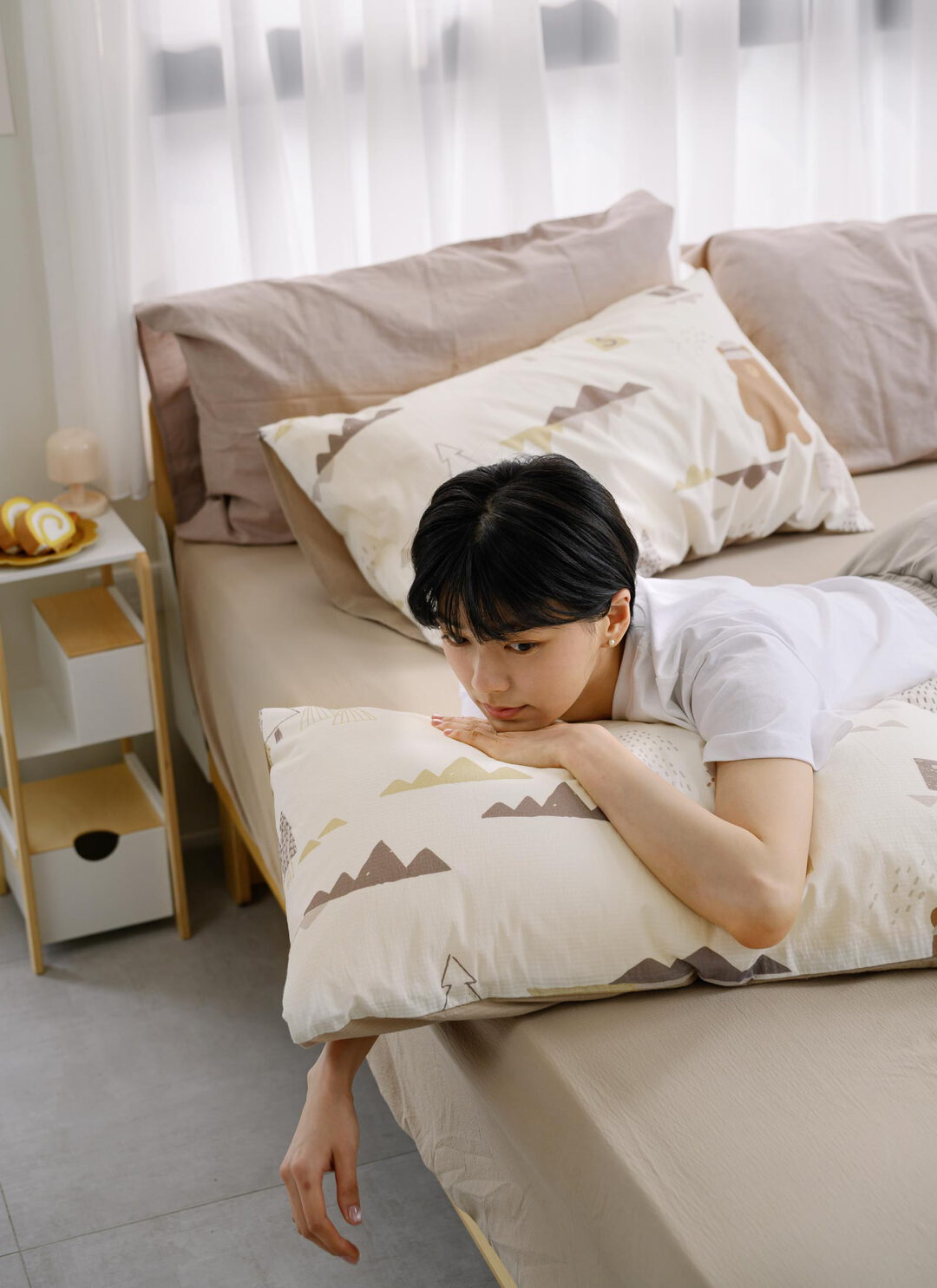 玩伴日常 - 純棉泡泡紗枕套 / 2入組 / 印花樂聯名