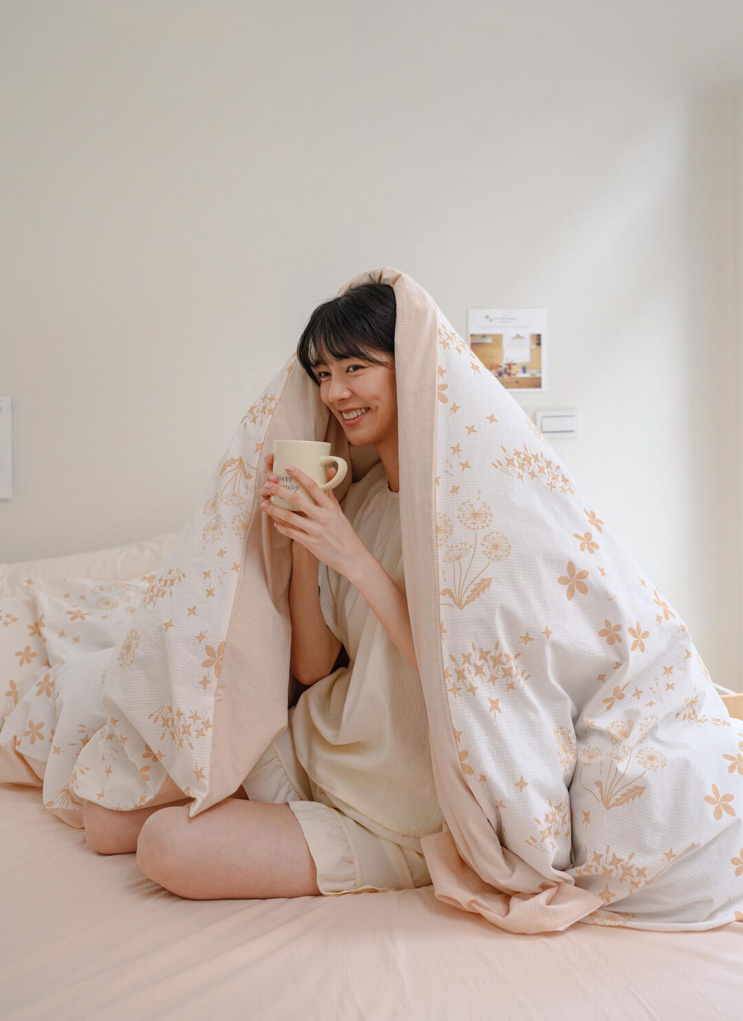 野花草 - 純棉泡泡紗被套 / 印花樂聯名