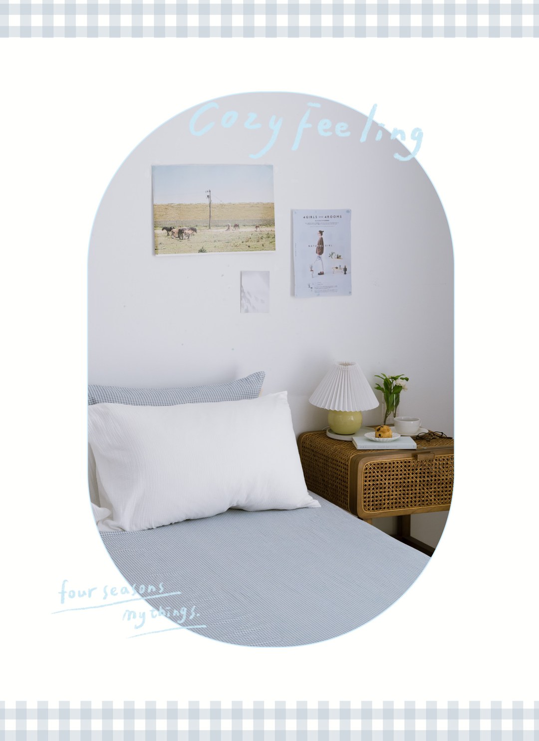 花漾白 - 二重紗 / 雙層紗素色枕套 / 2入組