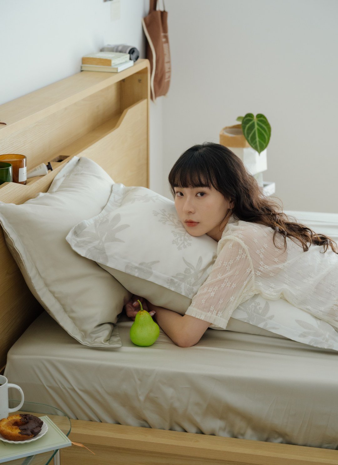 嶼花 - 天絲床包組 ( 床包 + 枕套 )