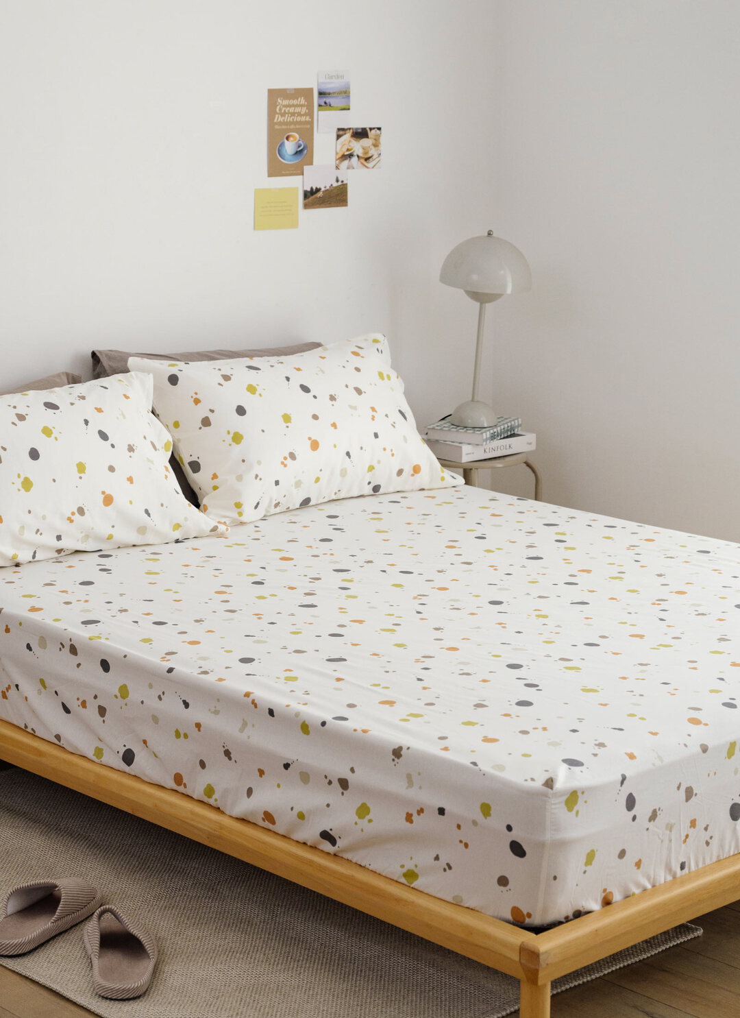 小日子 - 純棉全印花床包組 ( 床包 + 枕套 )