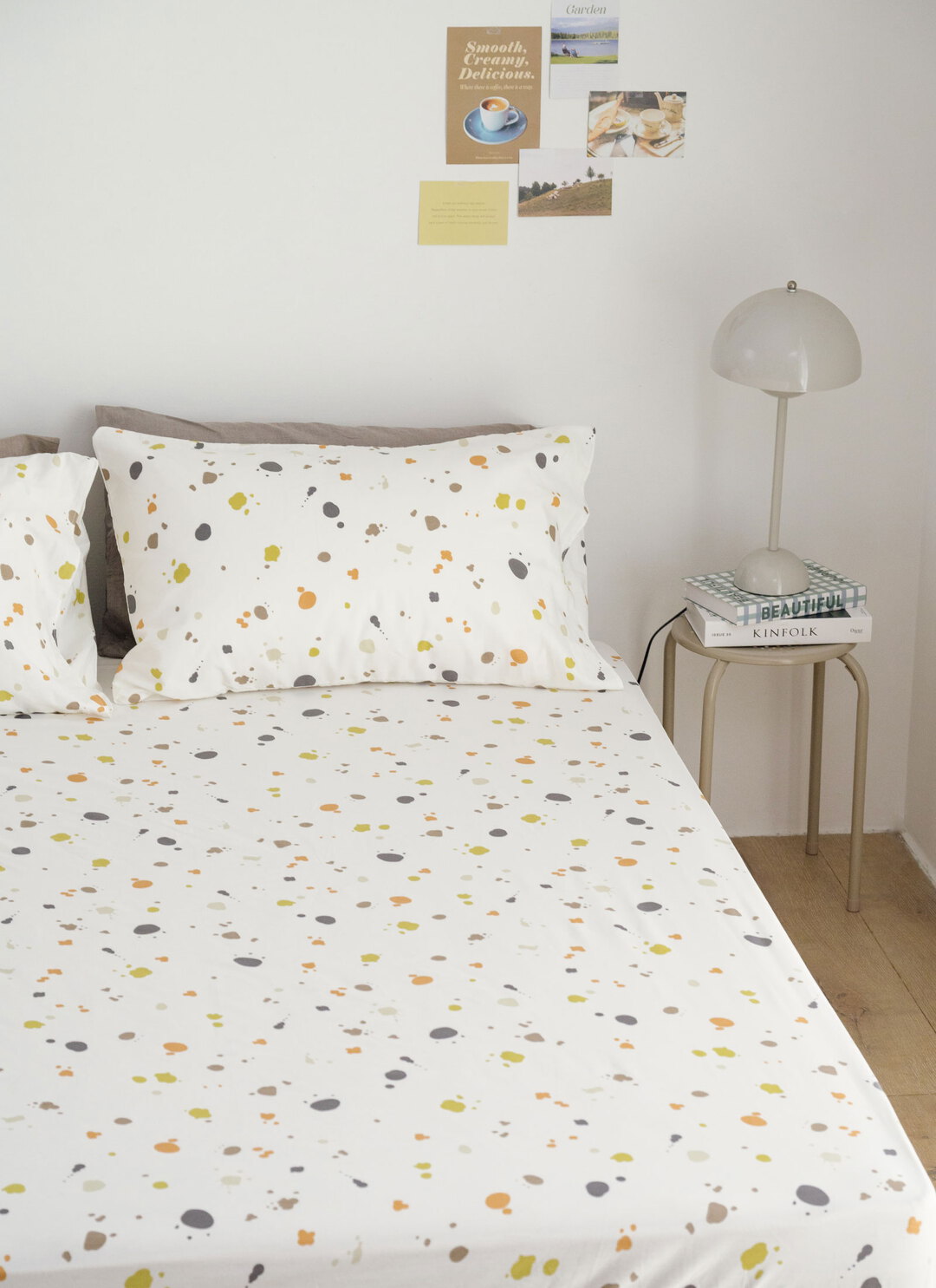 小日子 - 純棉全印花床包組 ( 床包 + 枕套 )