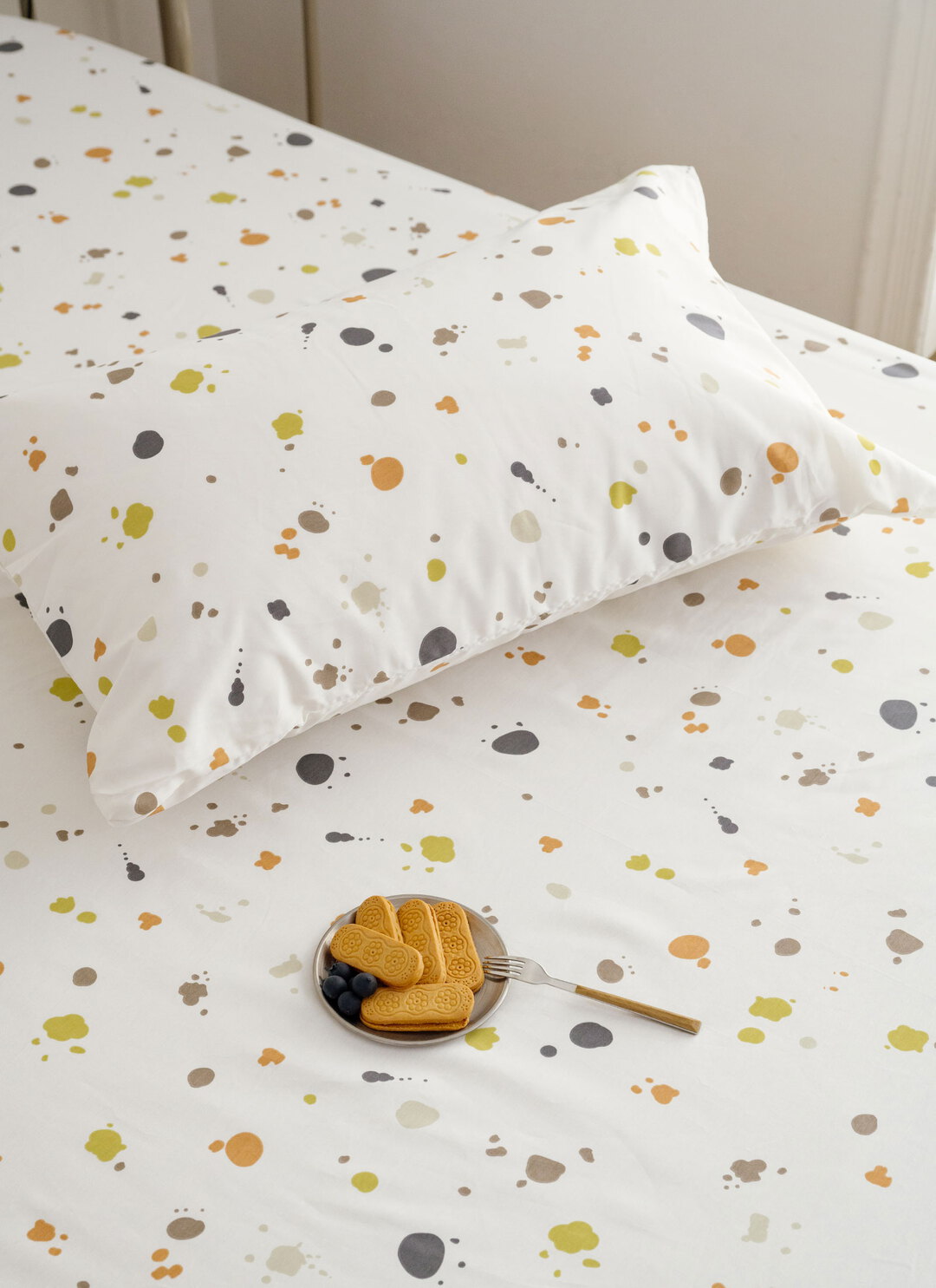 小日子 - 純棉全印花床包組 ( 床包 + 枕套 )