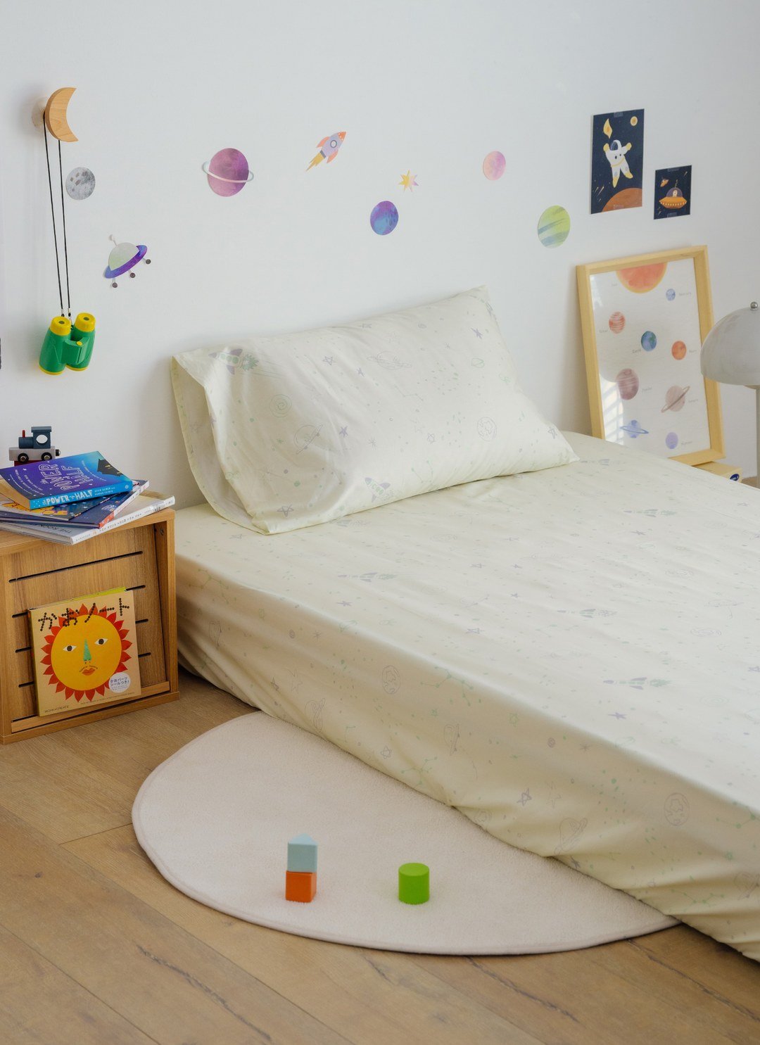 阿姆斯壯 - 純棉抗菌床包組（床包＋枕套）