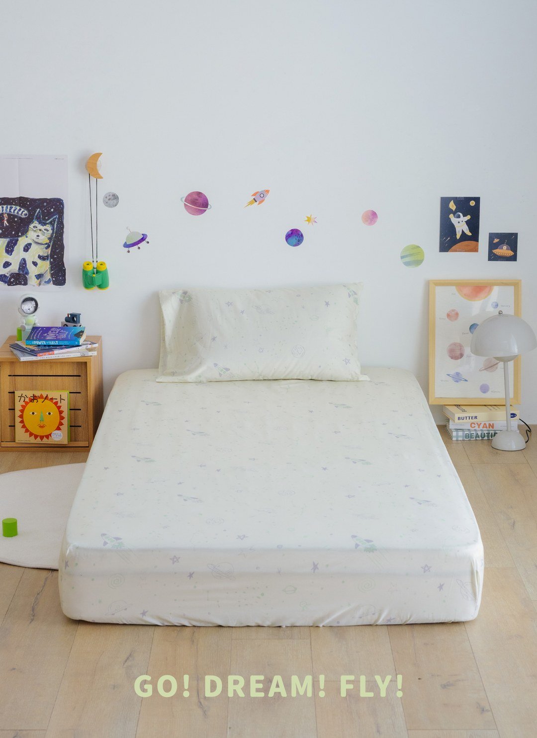 阿姆斯壯 - 純棉抗菌床包組（床包＋枕套）