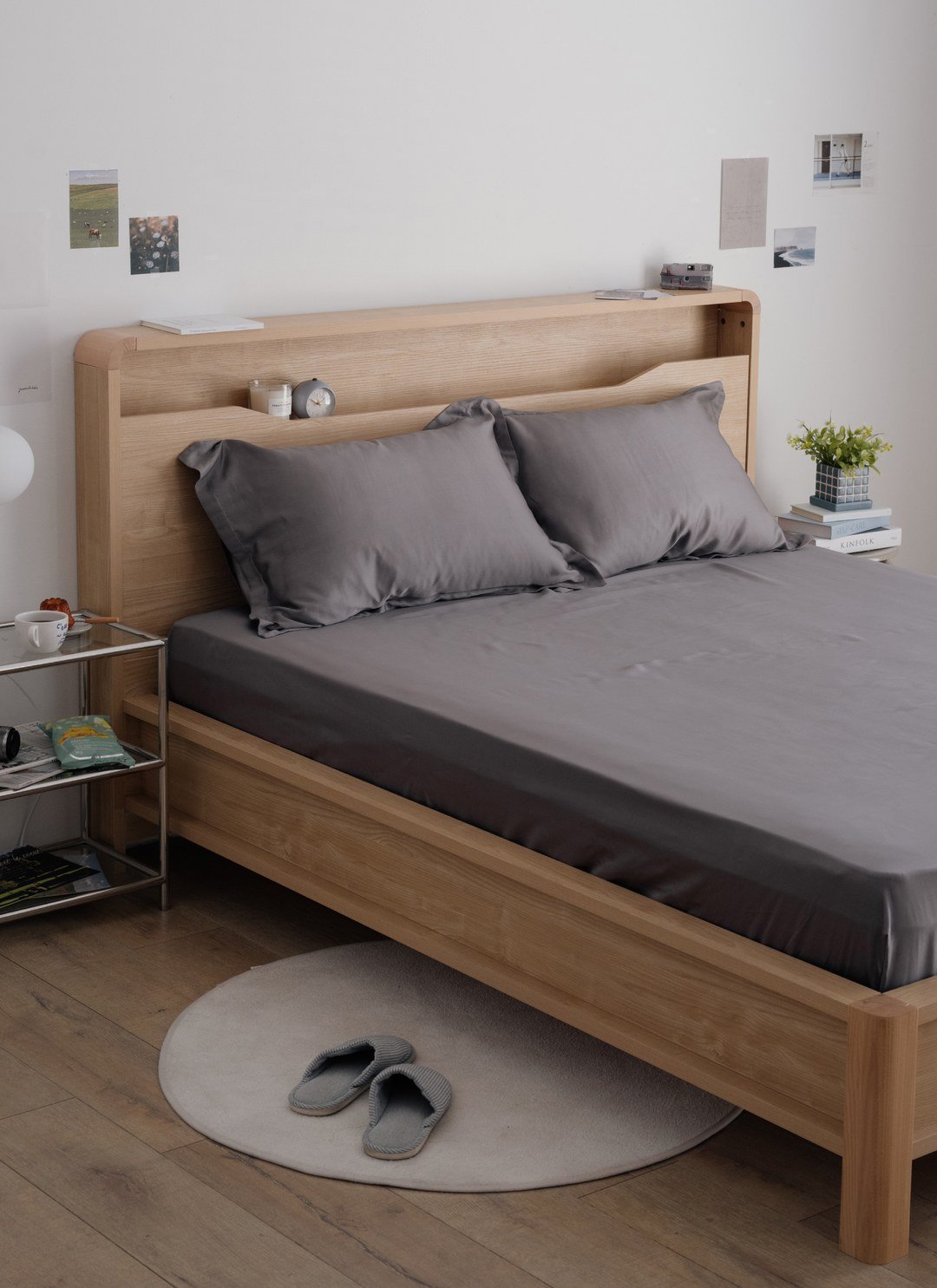 永夜 - 天絲床包組 ( 床包 + 枕套 )