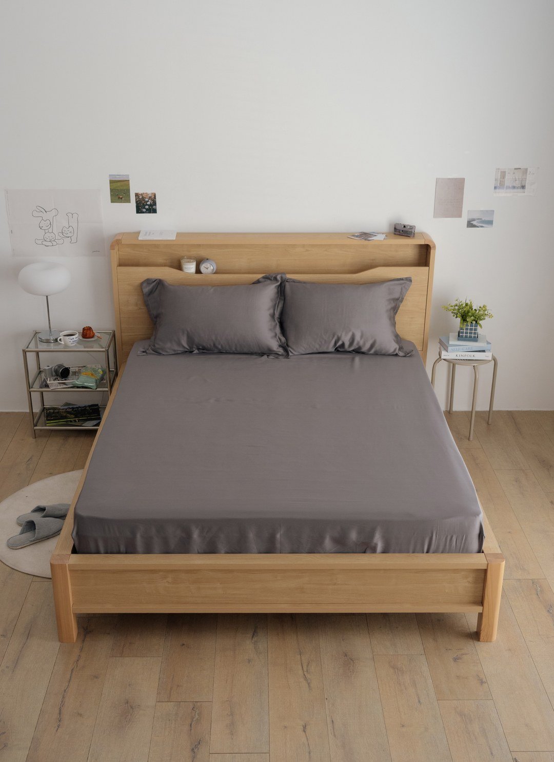 永夜 - 天絲床包組 ( 床包 + 枕套 )