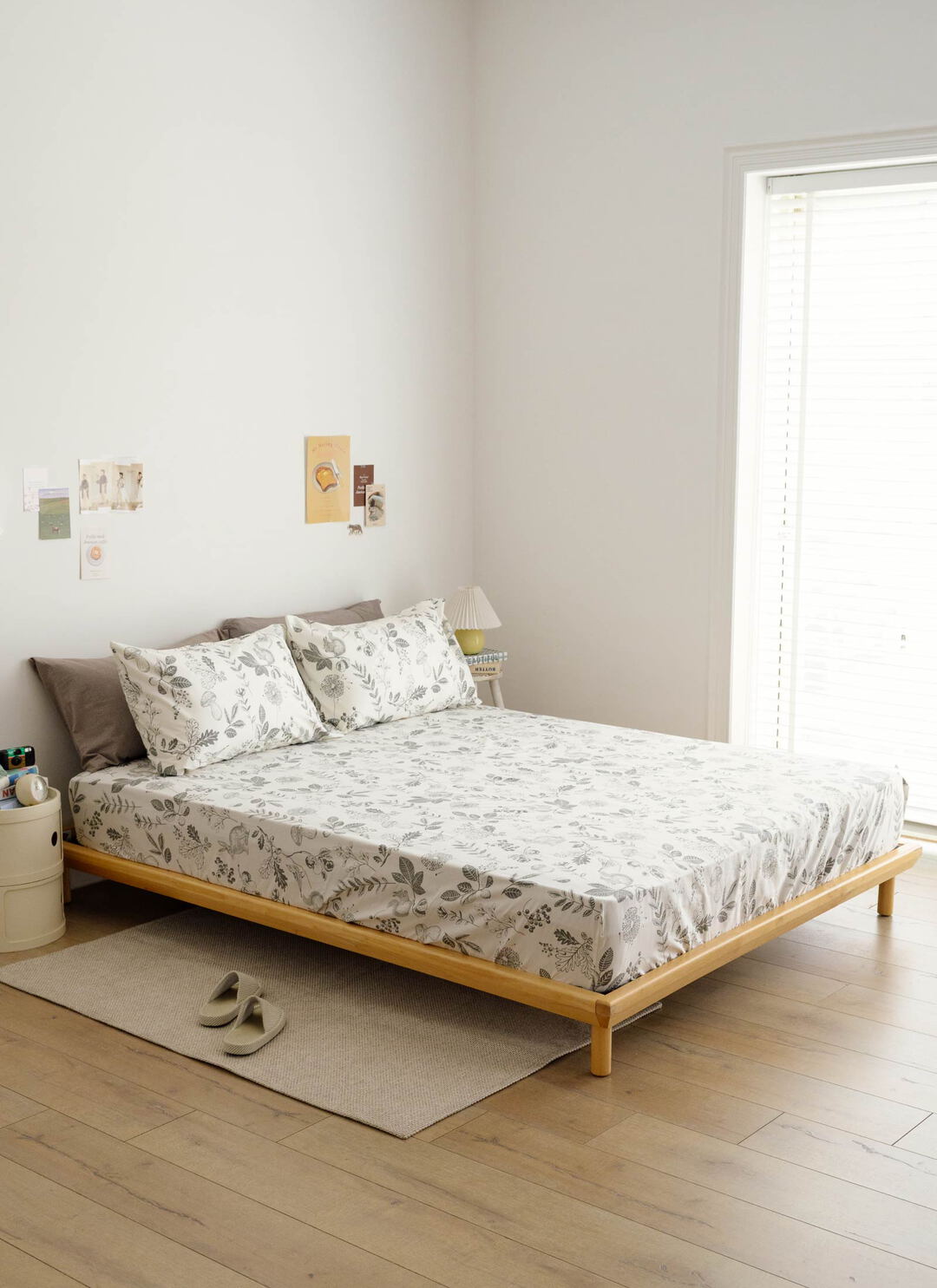 卉之森 - 純棉全印花床包組 ( 床包 + 枕套 )