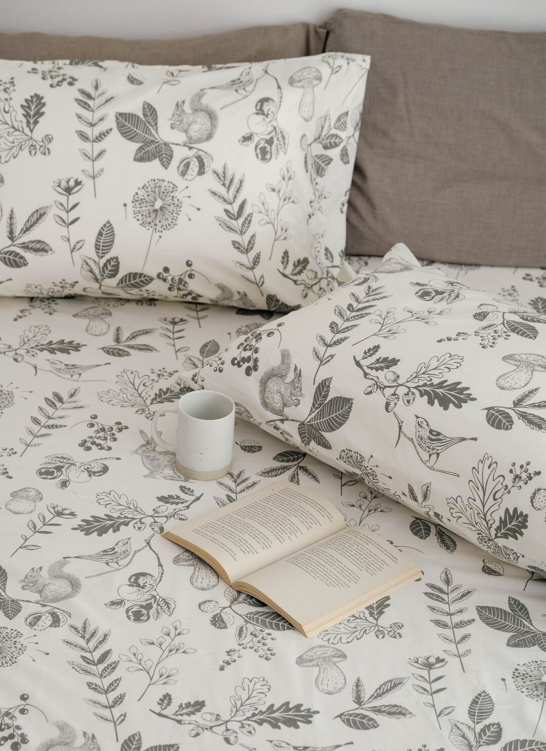 卉之森 - 純棉全印花床包組 ( 床包 + 枕套 )