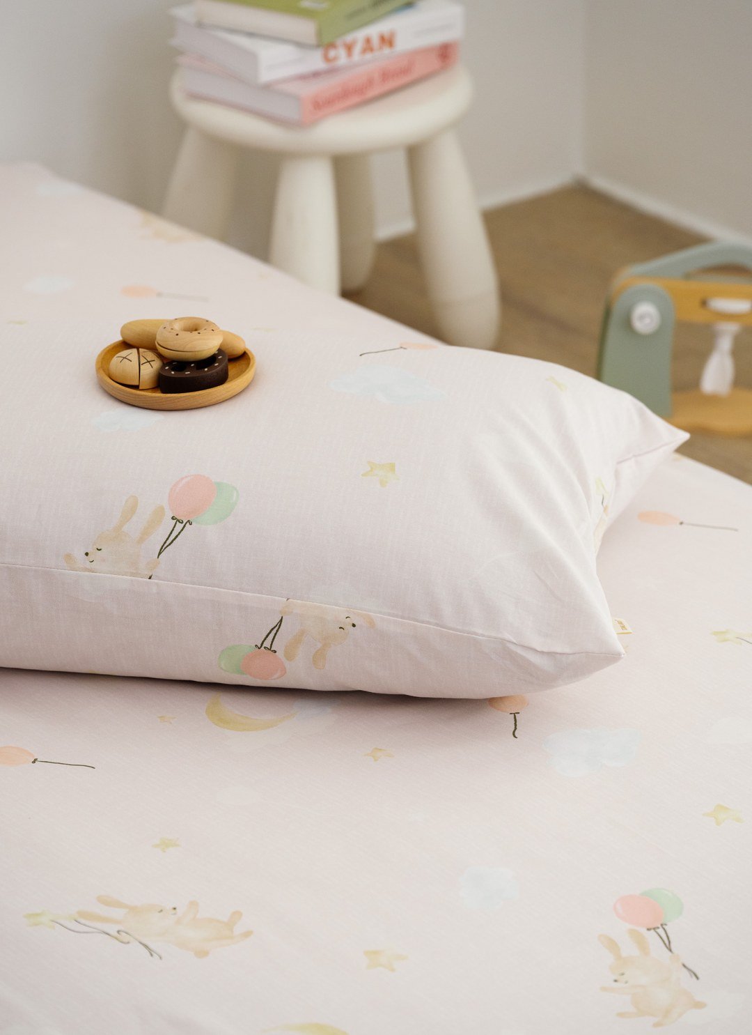 邦妮星球 - 純棉抗菌床包組（床包＋枕套）