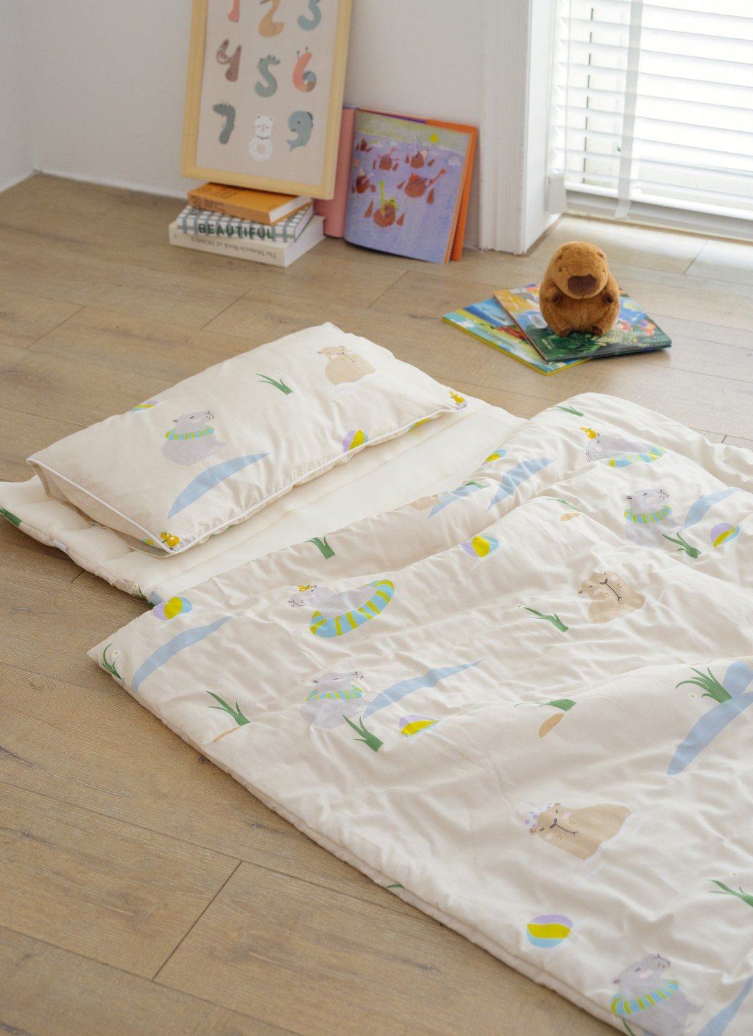 慢豚豚 - 純棉 / 涼感 抗菌兒童睡袋