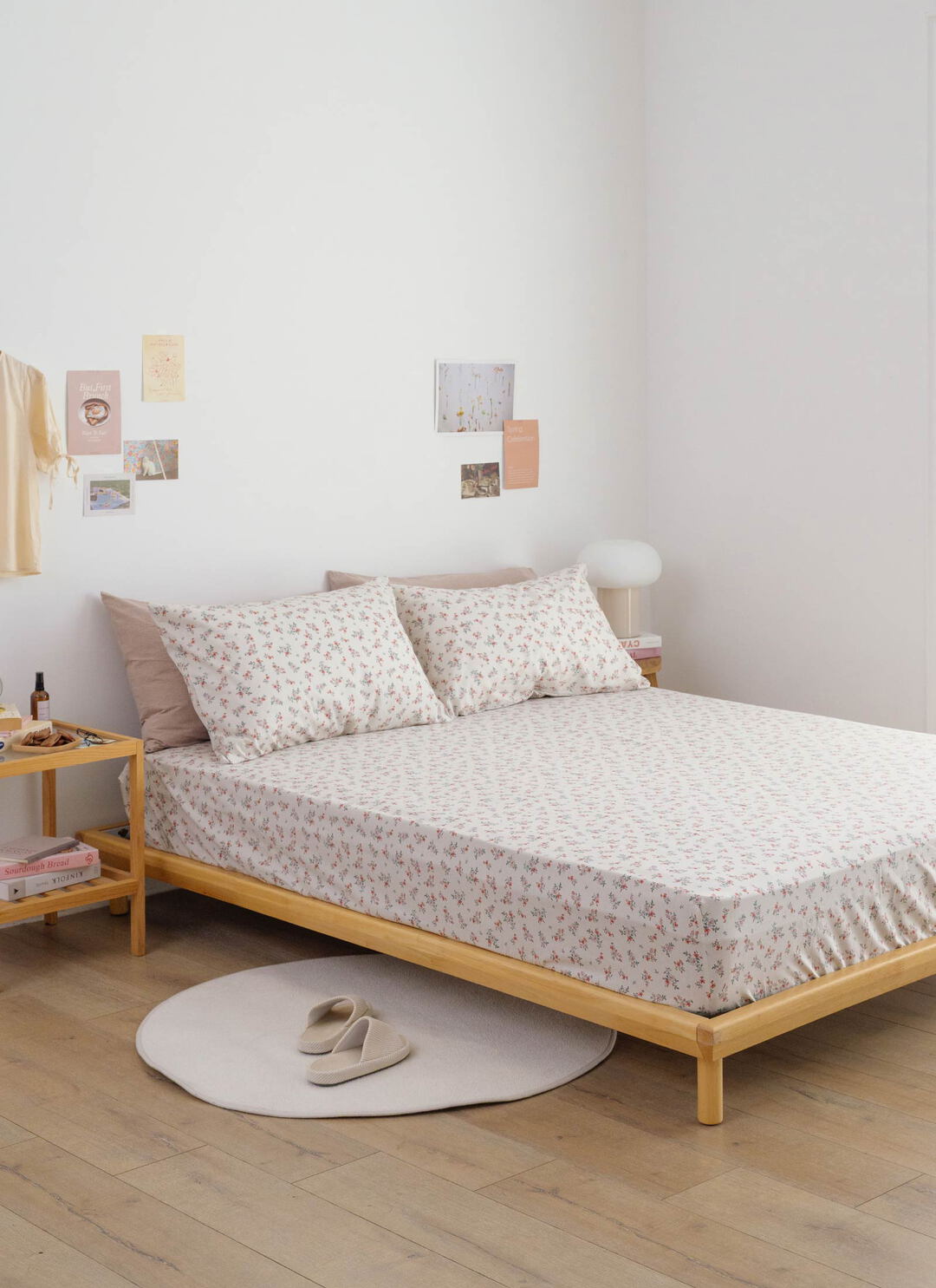 沐堇 - 純棉全印花A床包組 ( 床包 + 枕套 )