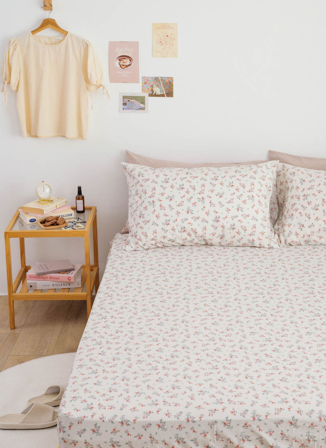 沐堇 - 純棉全印花A床包組 ( 床包 + 枕套 )