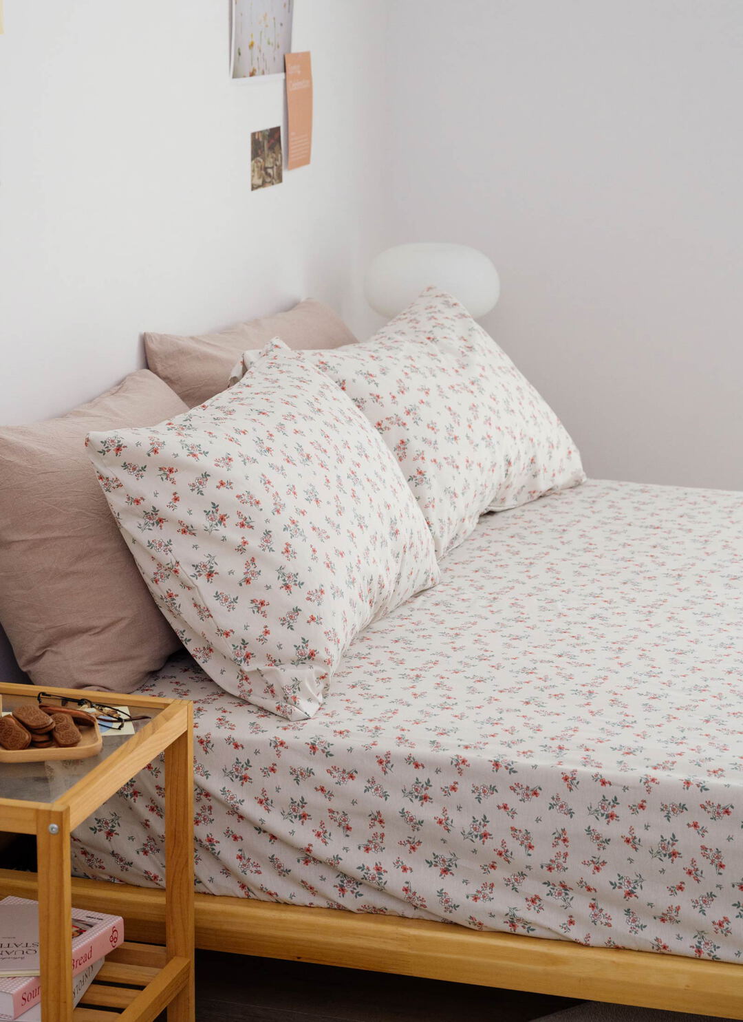 沐堇 - 純棉全印花A床包組 ( 床包 + 枕套 )