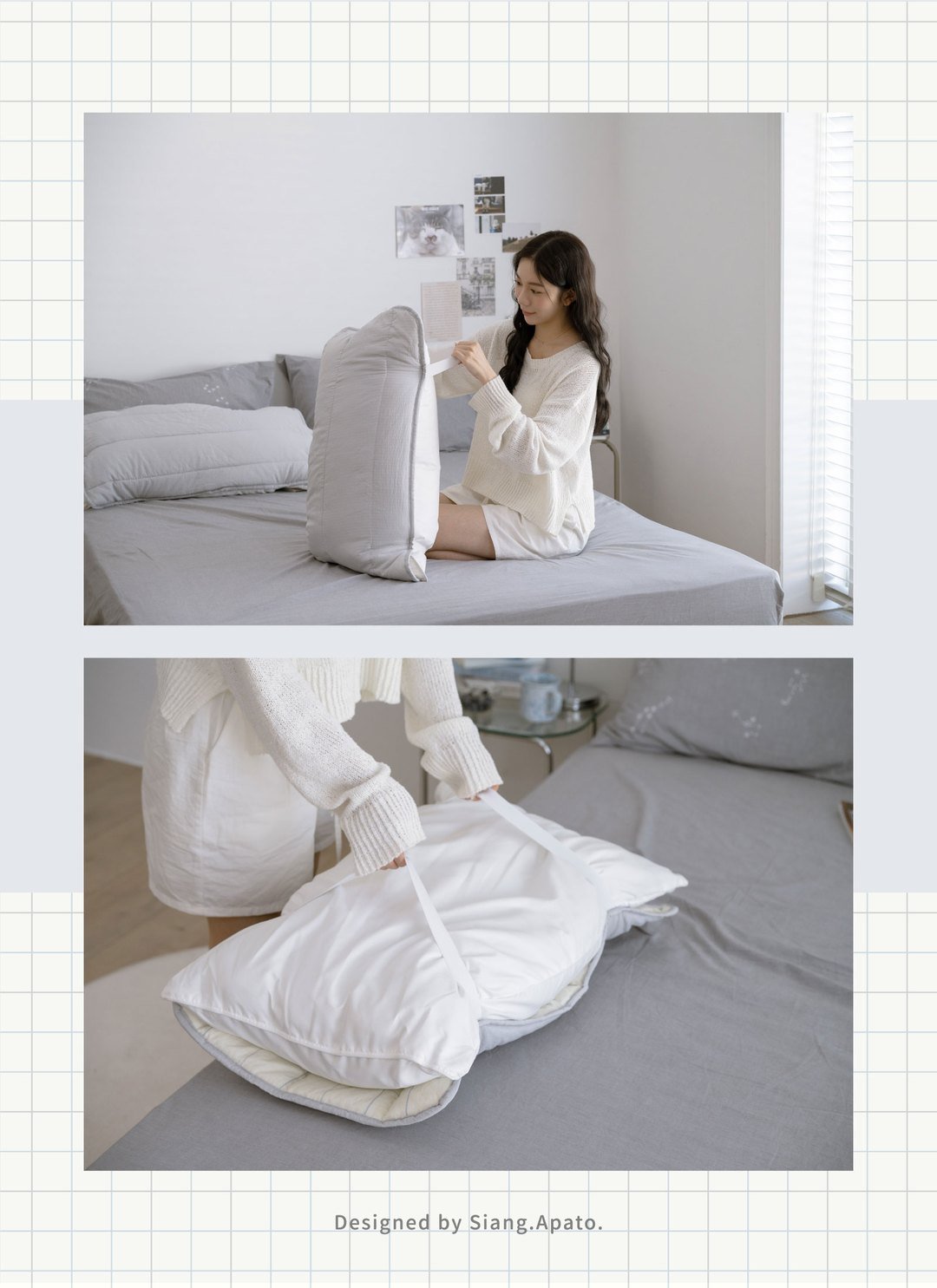 輕輕早晨 - 可水洗枕墊 / 2入 / 添加CBD