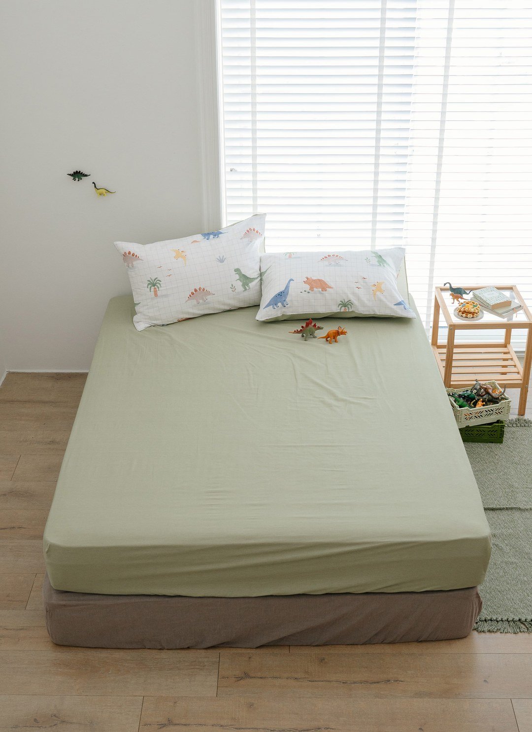 Dinosaur - 純棉枕套 / 2入組