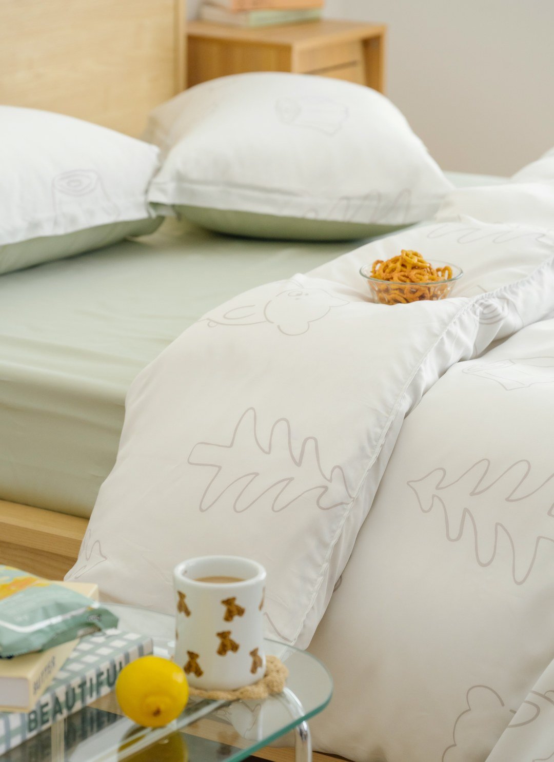 樂野 - 天絲四件組 ( 床包 + 被套 + 枕套 )