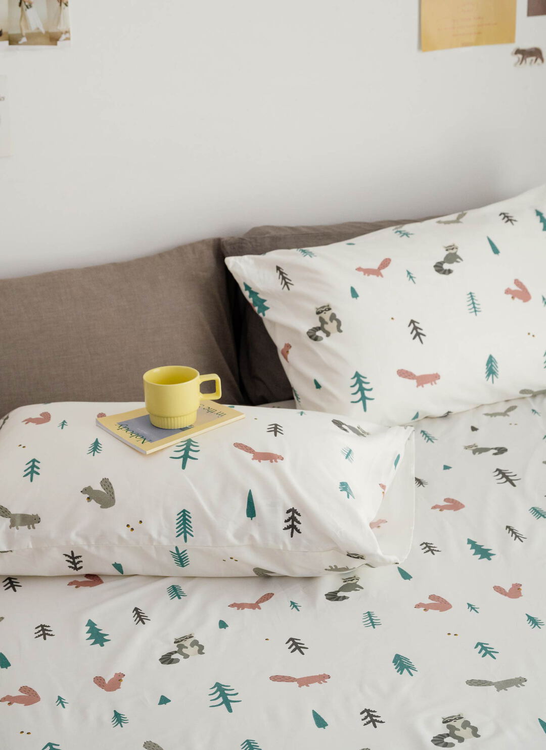 捉迷藏 - 純棉全印花床包組 ( 床包 + 枕套 )