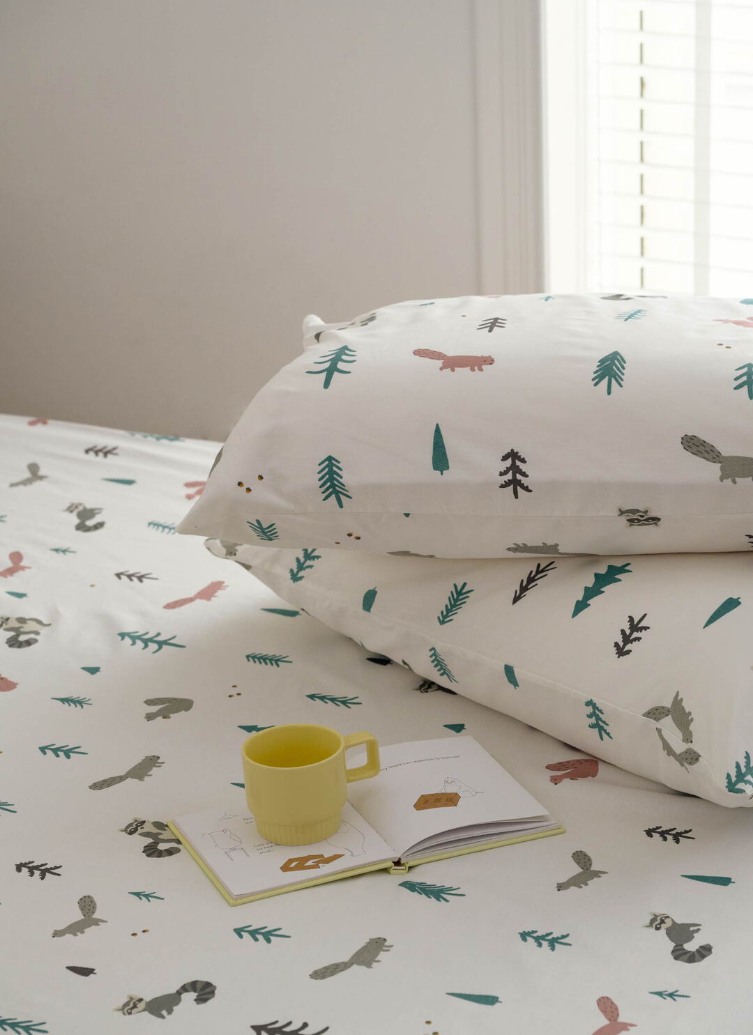 捉迷藏 - 純棉全印花床包組 ( 床包 + 枕套 )