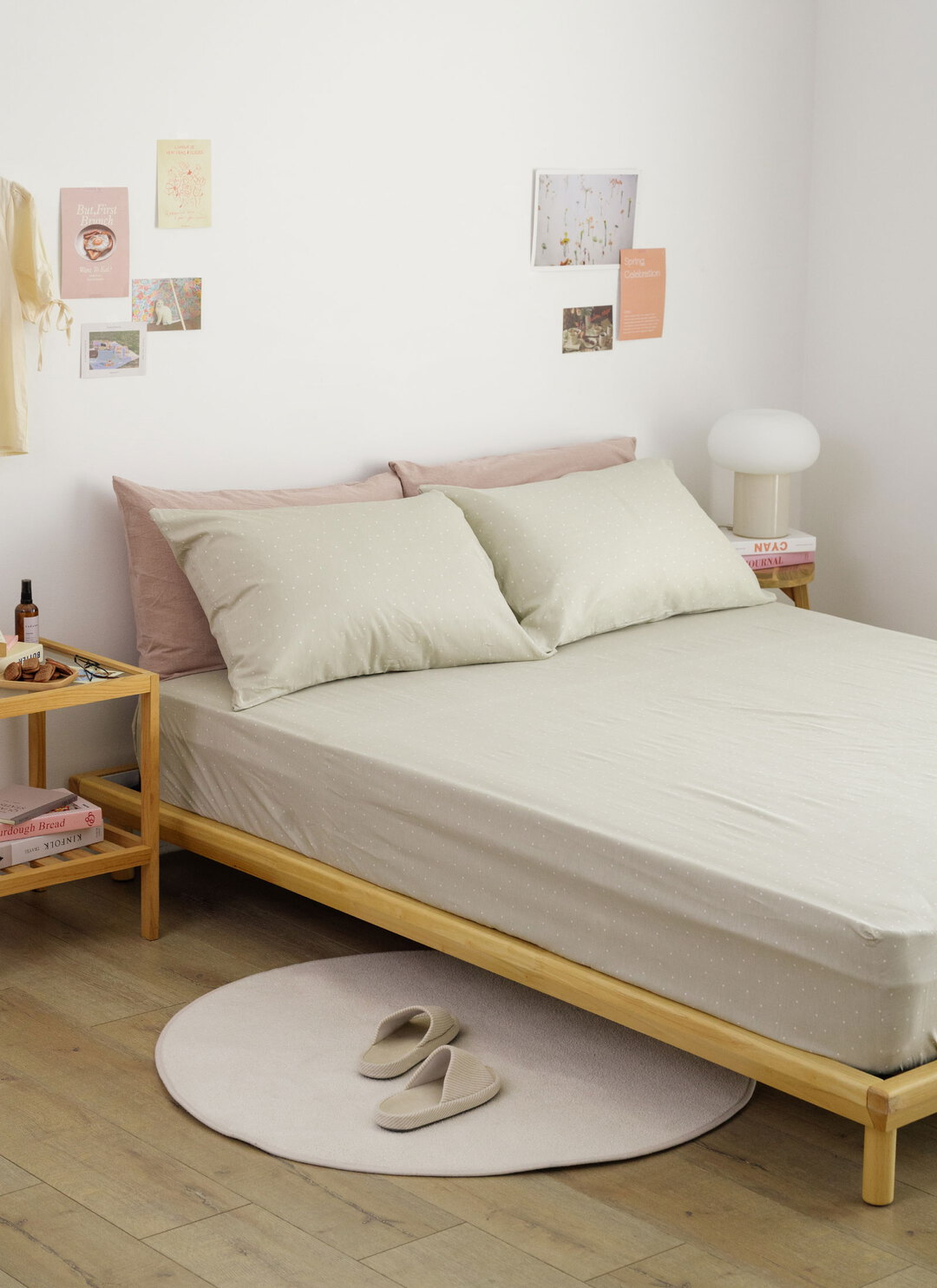 沐堇 - 純棉全印花B床包組 ( 床包 + 枕套 )