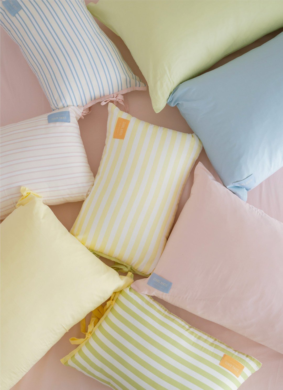 開心果優格 - 華爾紗 ( 純棉 ) 床包組（床包＋枕套2入）