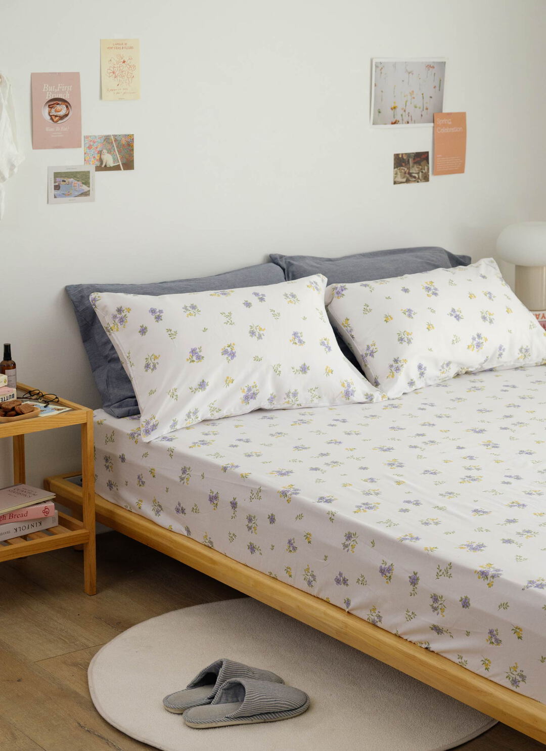 椿嶼 - 純棉全印花床包組 ( 床包 + 枕套 )