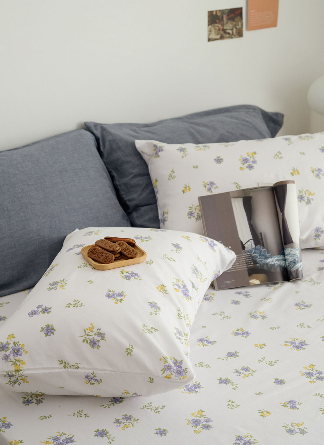 椿嶼 - 純棉全印花床包組 ( 床包 + 枕套 )