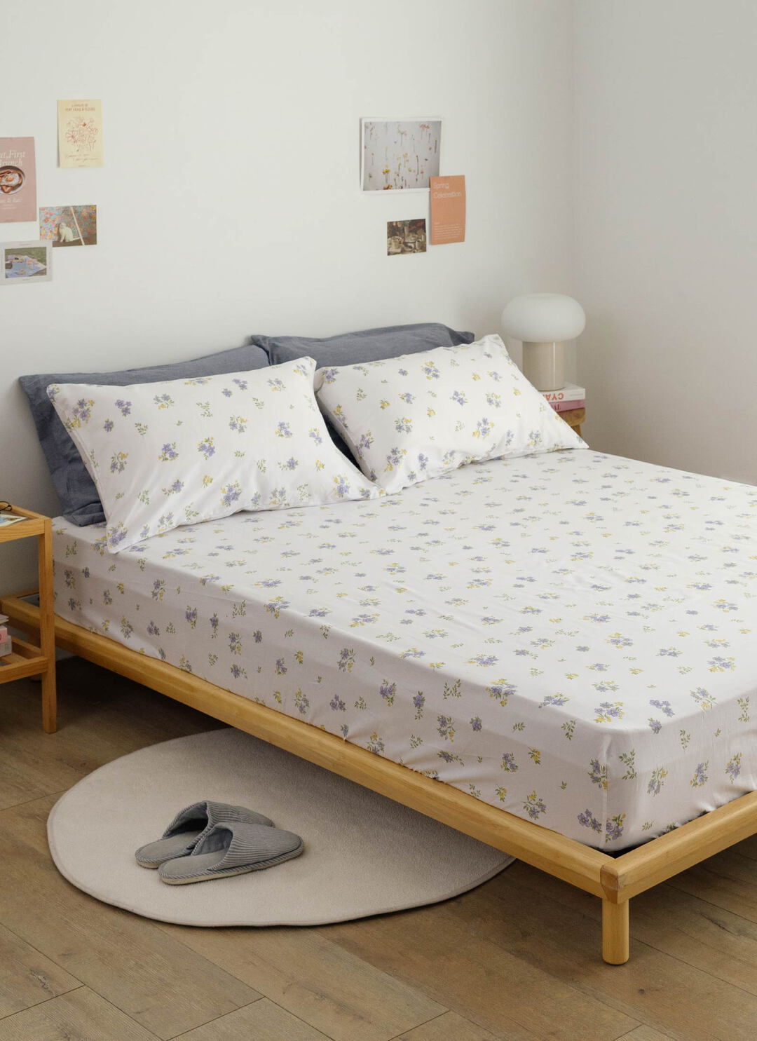 椿嶼 - 純棉全印花床包組 ( 床包 + 枕套 )