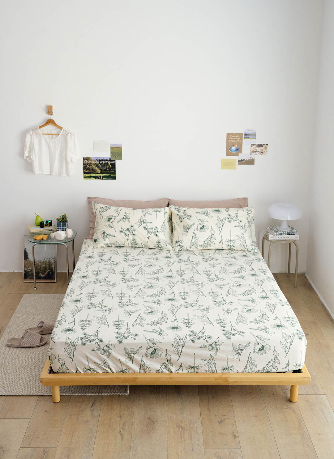 綠町 - 純棉全印花床包組 ( 床包 + 枕套 )