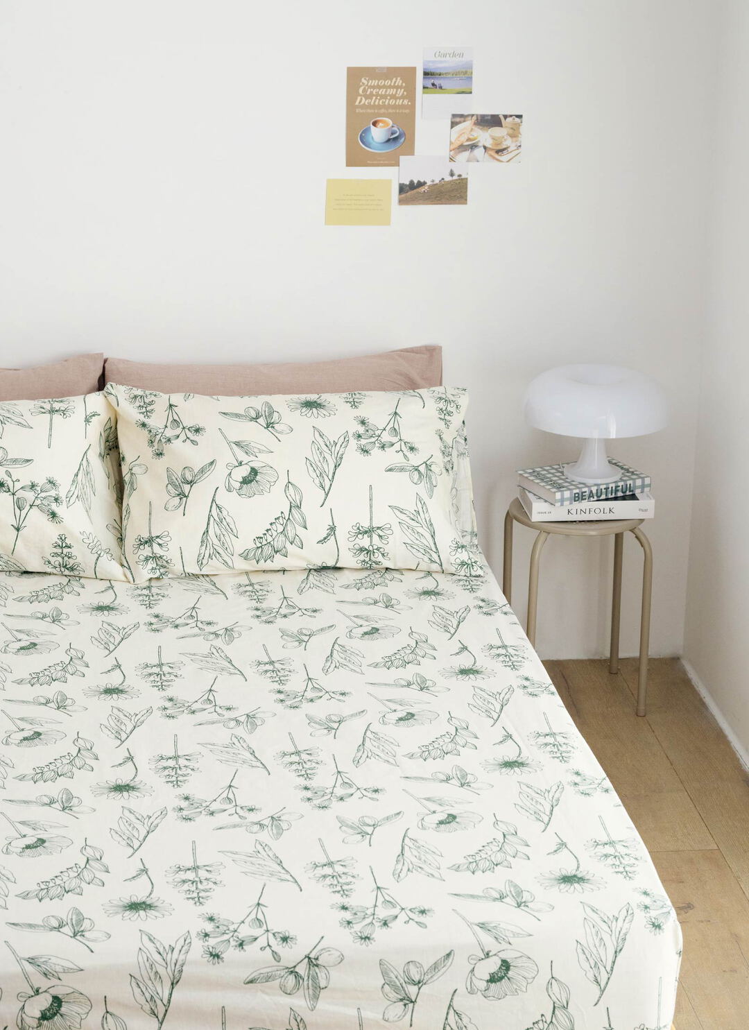 綠町 - 純棉全印花床包組 ( 床包 + 枕套 )