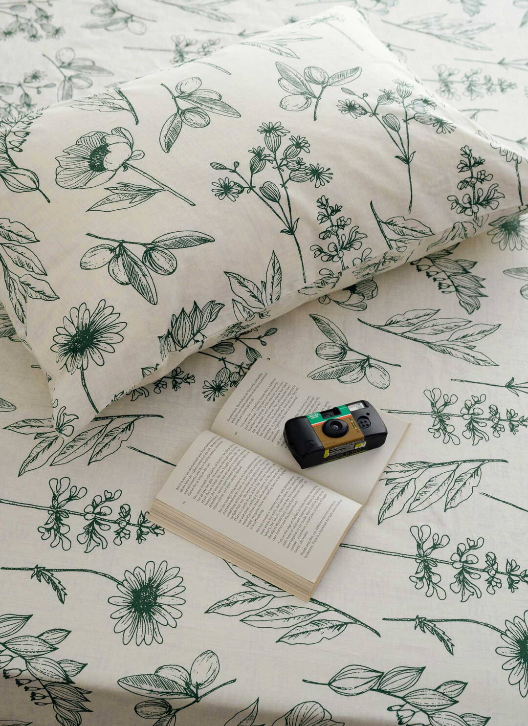 綠町 - 純棉全印花床包組 ( 床包 + 枕套 )