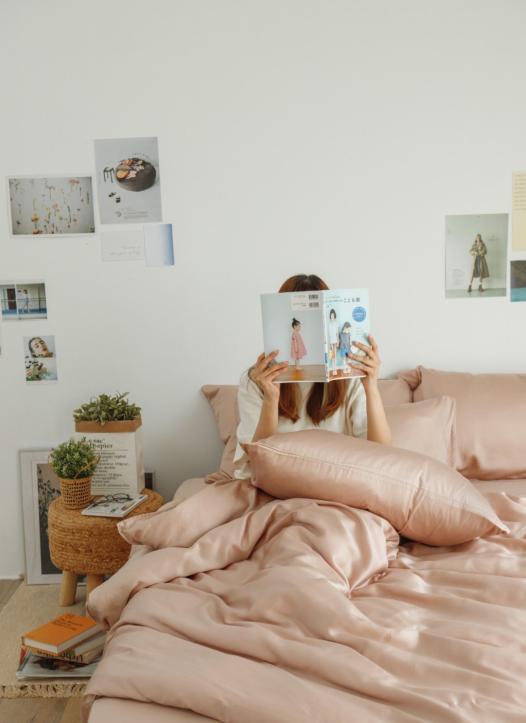 灰櫻粉 - 天絲被套