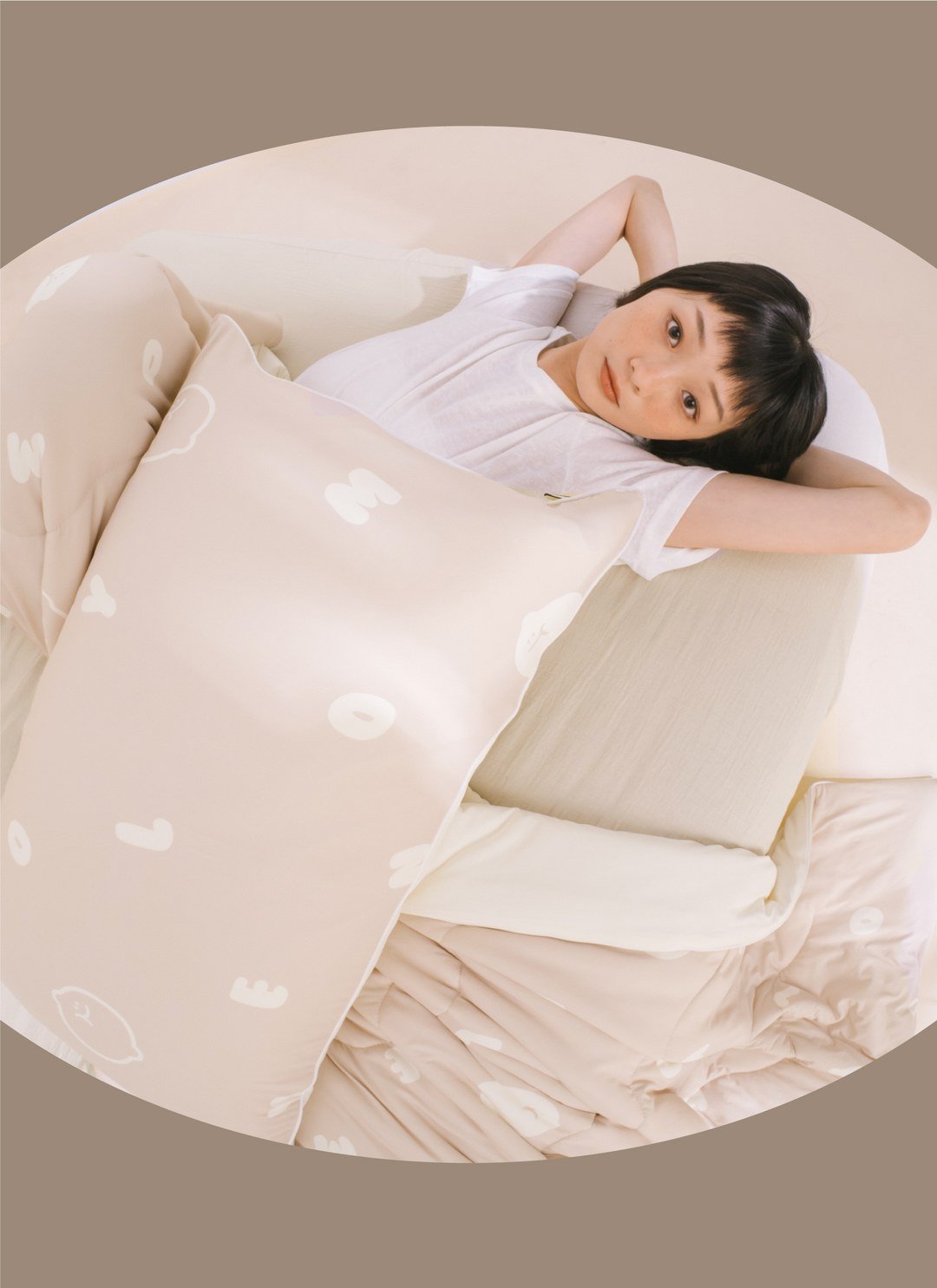 LEMONY GAME - 熊冷枕套2入 / 瞬間冰感 Extreme Cool / Second Morning 正版授權