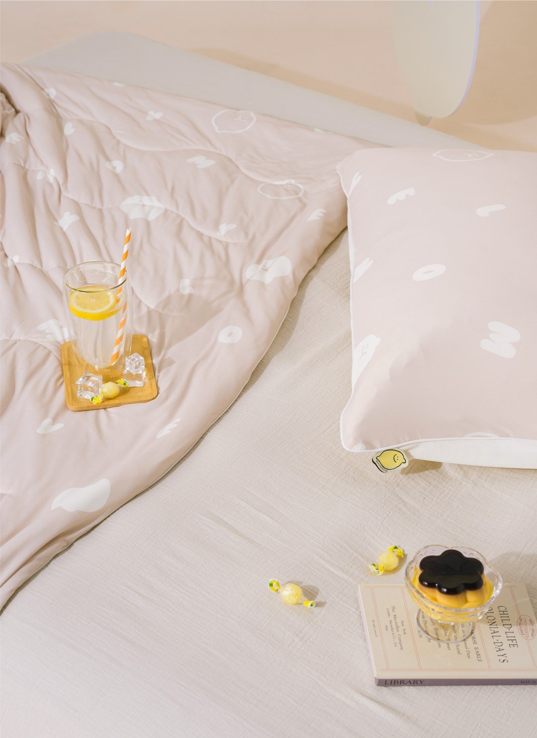 LEMONY GAME - 熊冷枕套2入 / 瞬間冰感 Extreme Cool / Second Morning 正版授權