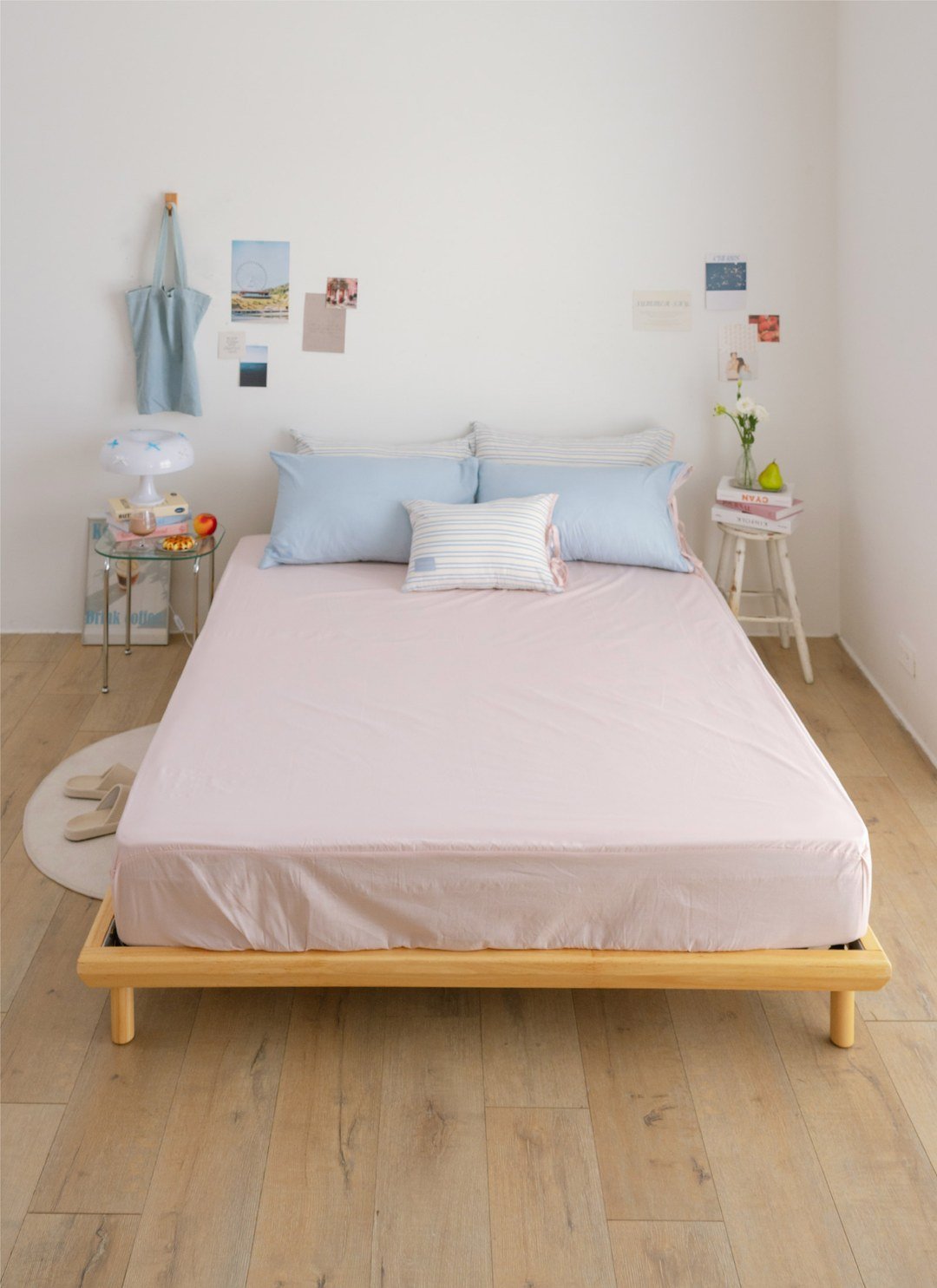 莓果芝士 - 華爾紗 ( 純棉 ) 床包組（床包＋枕套2入）