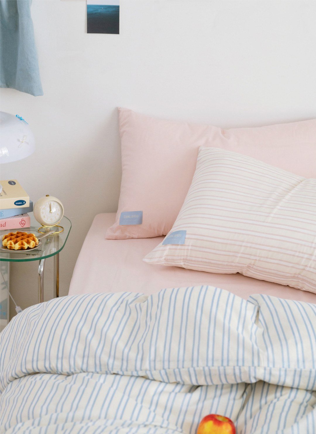 莓果芝士 - 華爾紗 ( 純棉 ) 床包組（床包＋枕套2入）