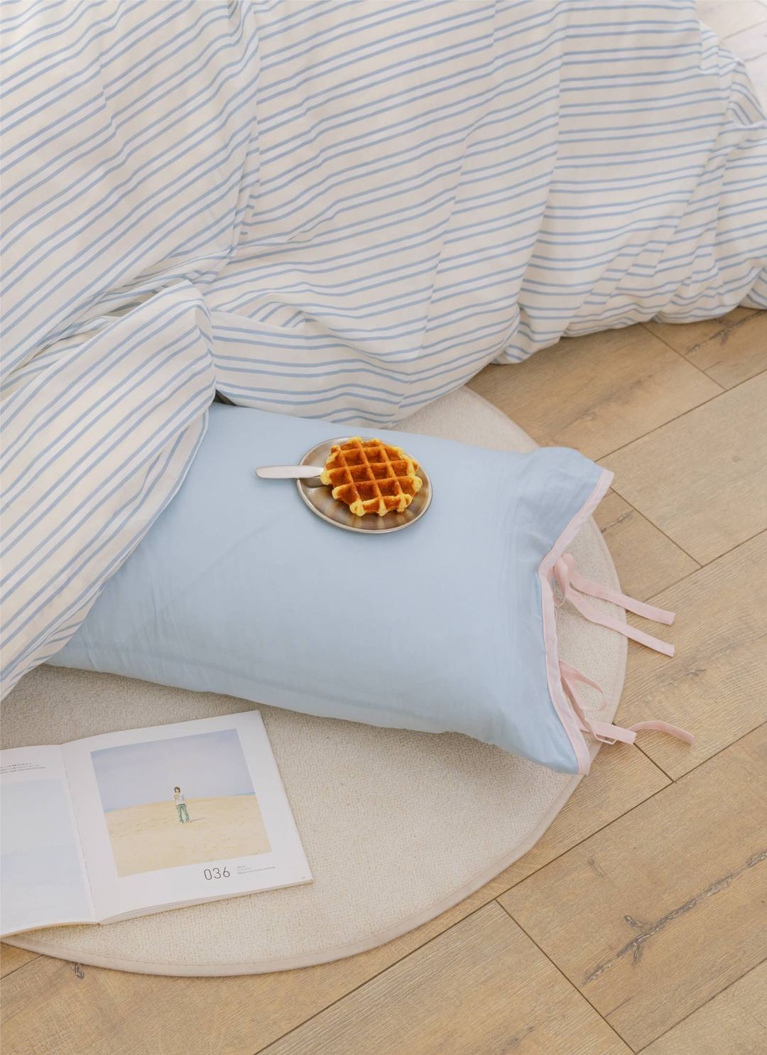 莓果芝士 - 華爾紗 ( 純棉 ) 床包組（床包＋枕套2入）