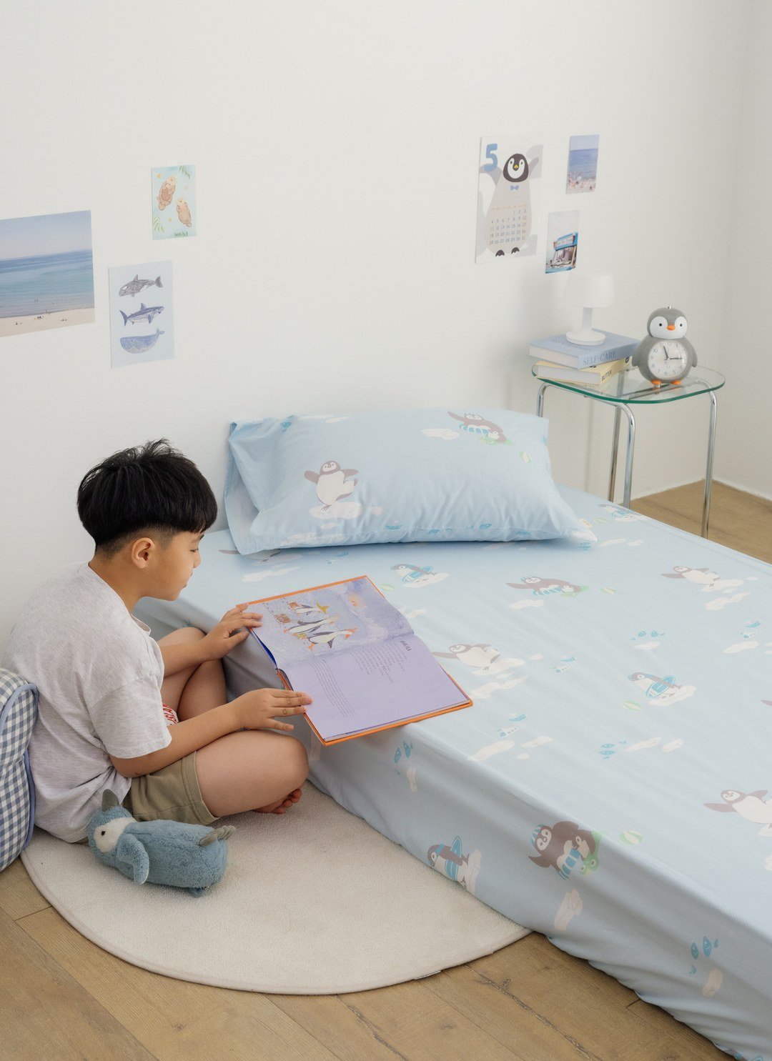 冰原歷險 - 純棉抗菌床包組（床包＋枕套）