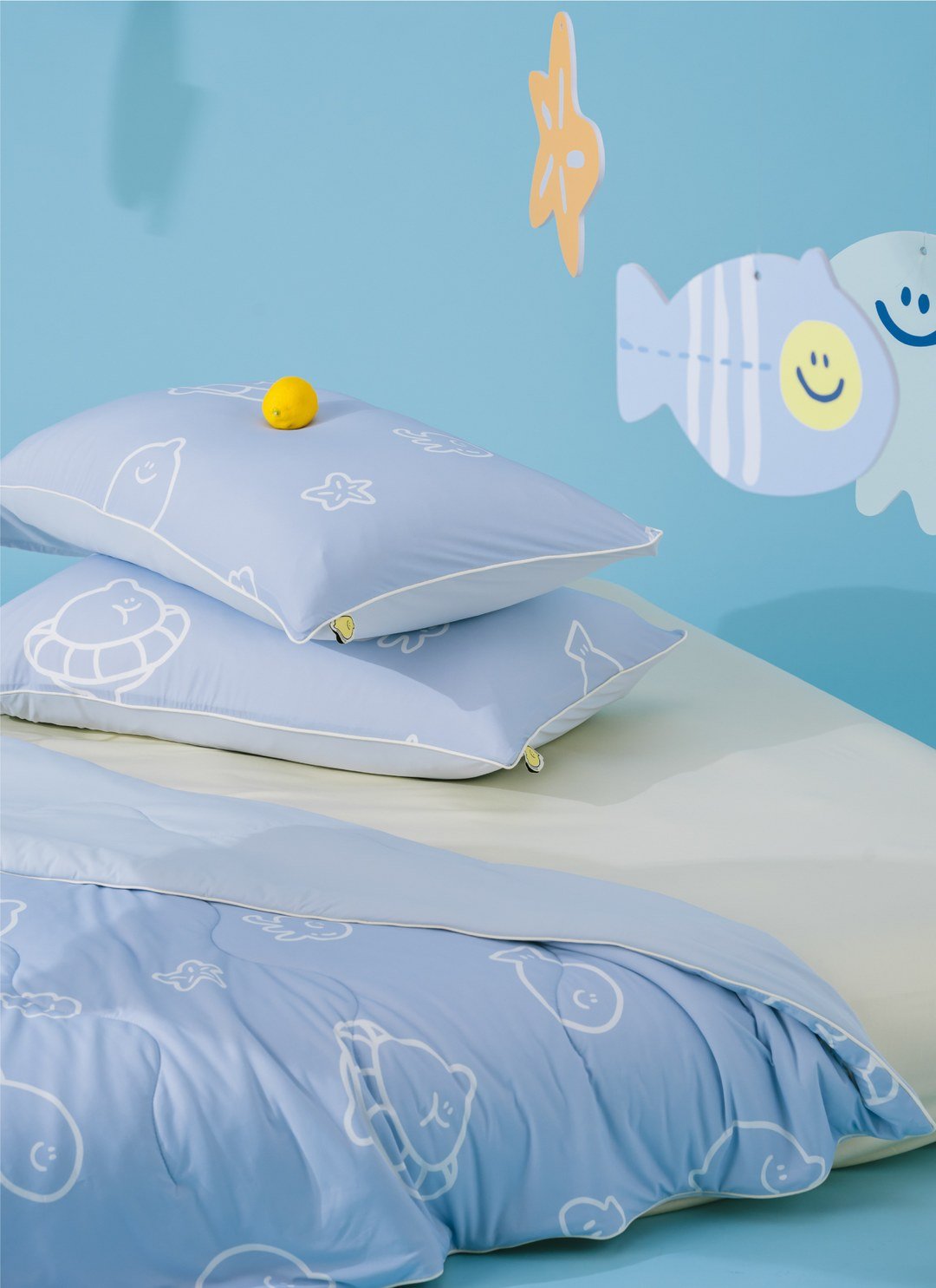 Under The SEA - 熊冷枕套2入 / 瞬間冰感 Extreme Cool / Second Morning 正版授權