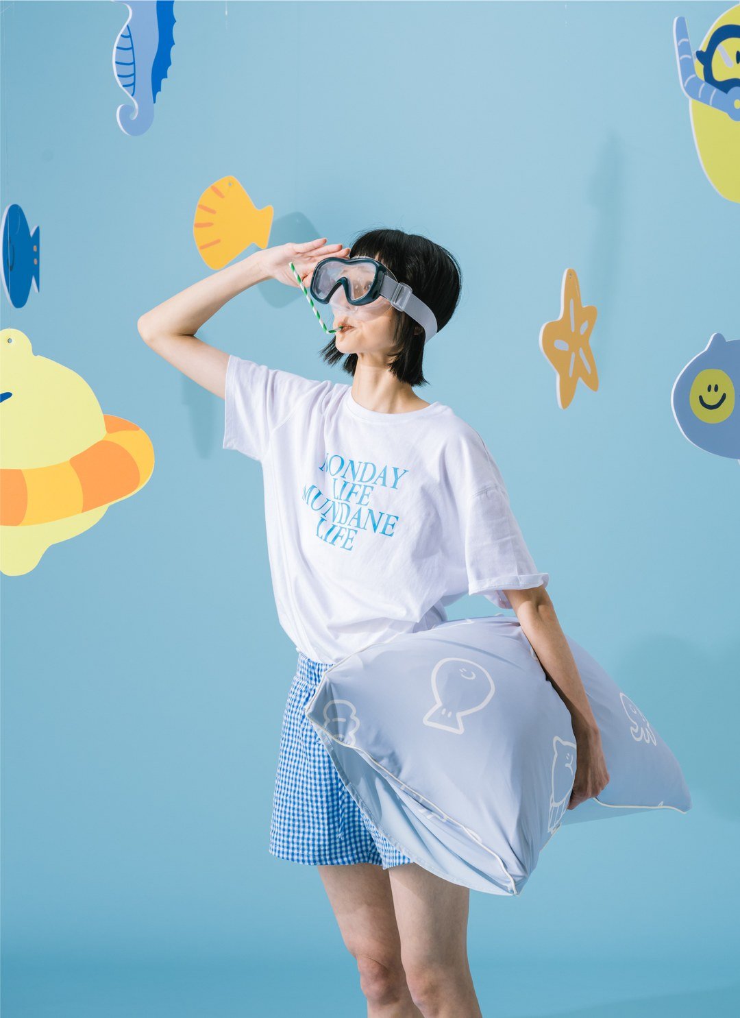 Under The SEA - 熊冷枕套2入 / 瞬間冰感 Extreme Cool / Second Morning 正版授權