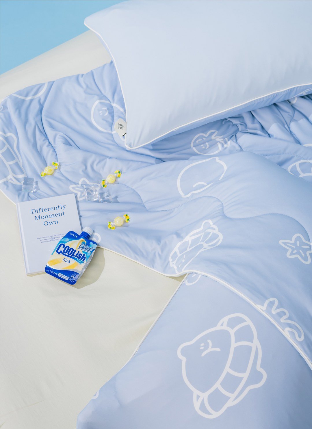 Under The SEA - 熊冷枕套2入 / 瞬間冰感 Extreme Cool / Second Morning 正版授權