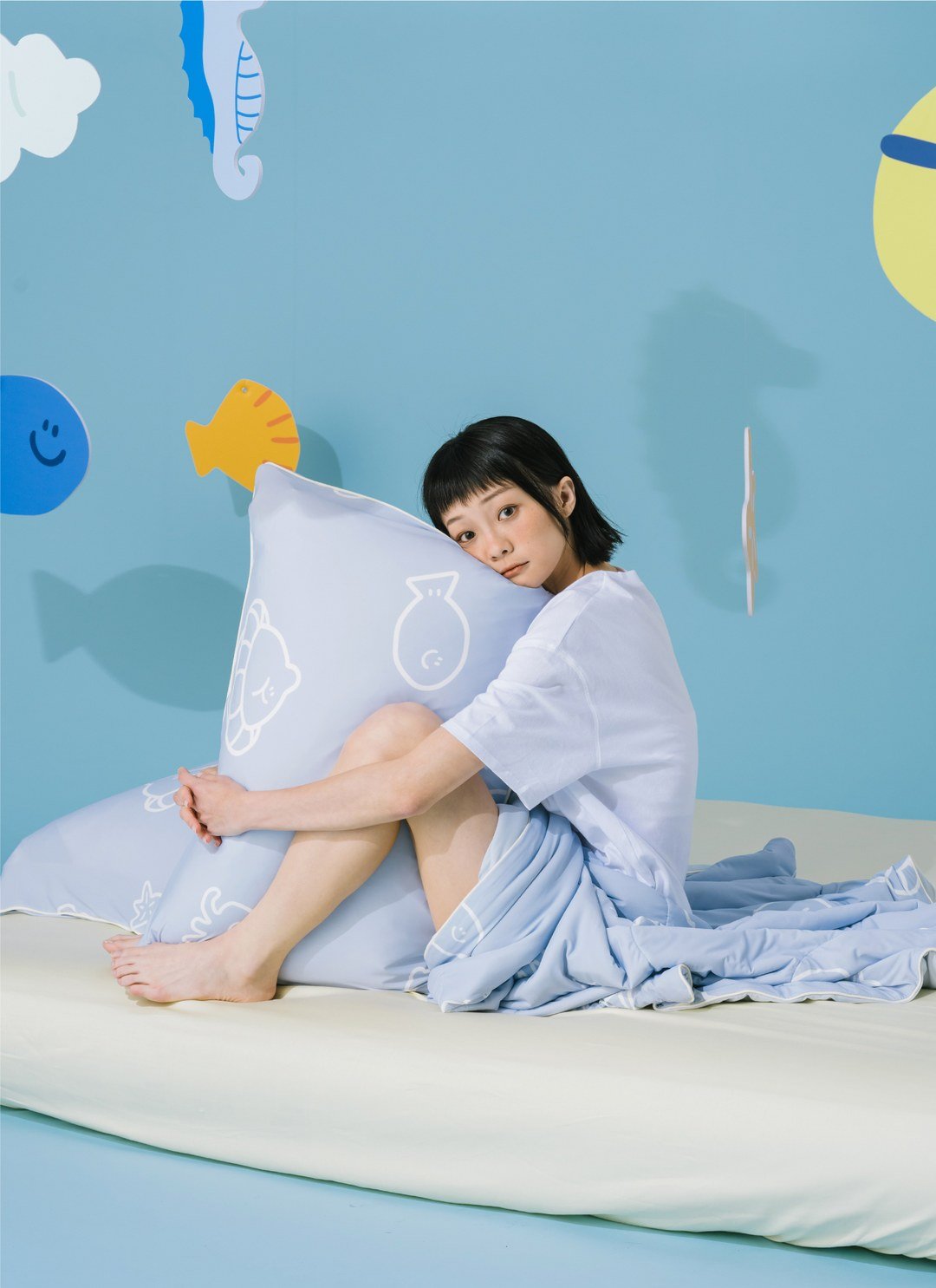 Under The SEA - 熊冷枕套2入 / 瞬間冰感 Extreme Cool / Second Morning 正版授權