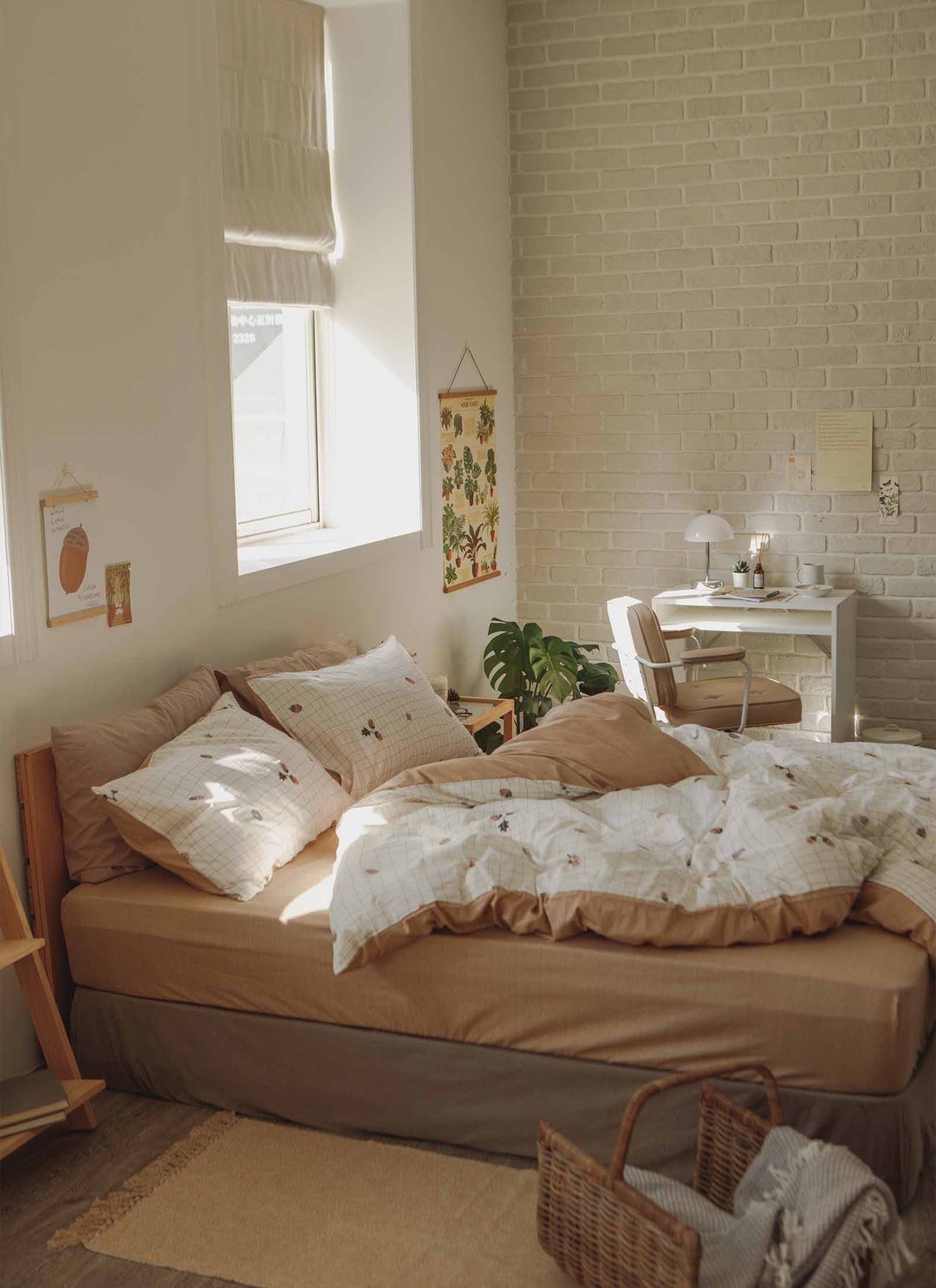 橡實 - 純棉四件組 ( 床包 + 被套 + 枕套 )