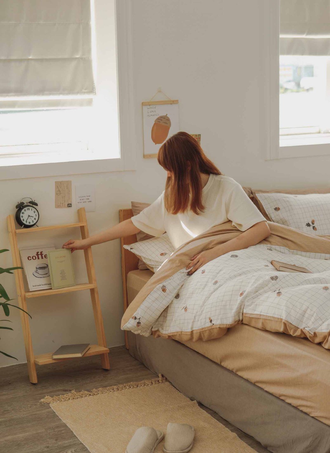 橡實 - 純棉四件組 ( 床包 + 被套 + 枕套 )