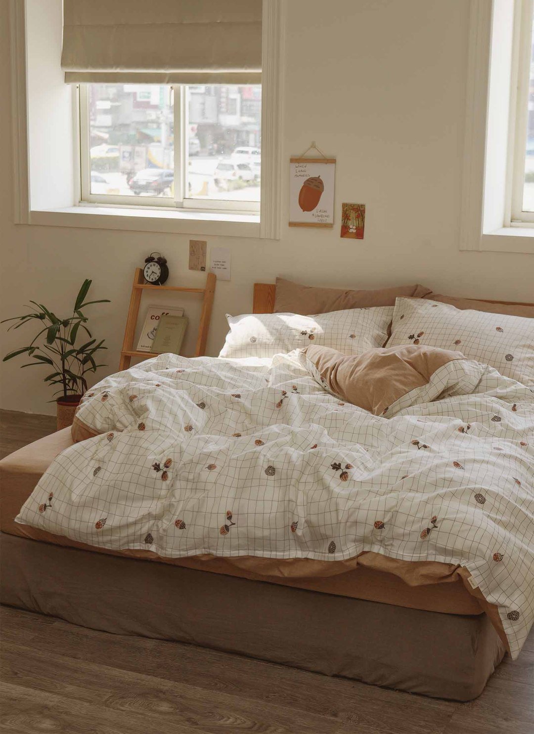 橡實 - 純棉四件組 ( 床包 + 被套 + 枕套 )