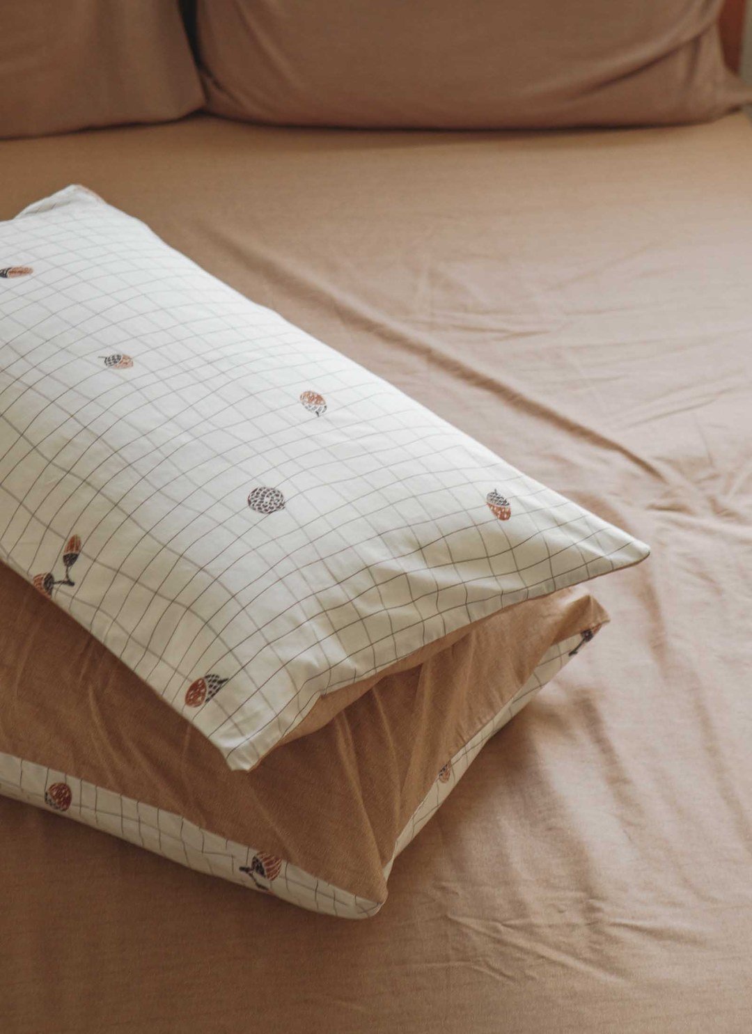 橡實 - 純棉床包組 ( 床包 + 枕套 )