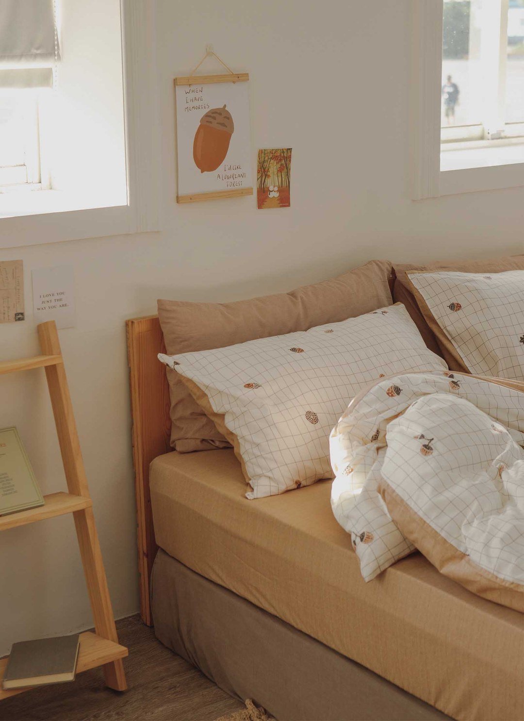 橡實 - 純棉床包組 ( 床包 + 枕套 )